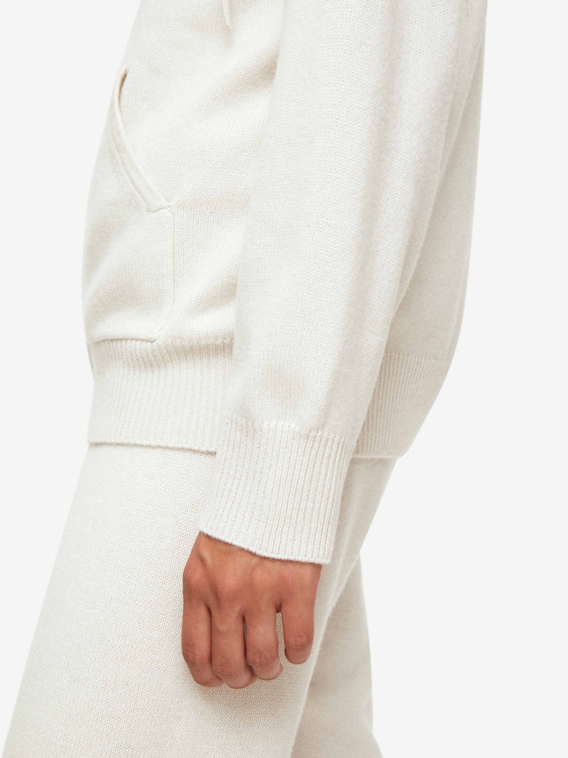 Women's Hoodie Daphne Cashmere Winter White - 6