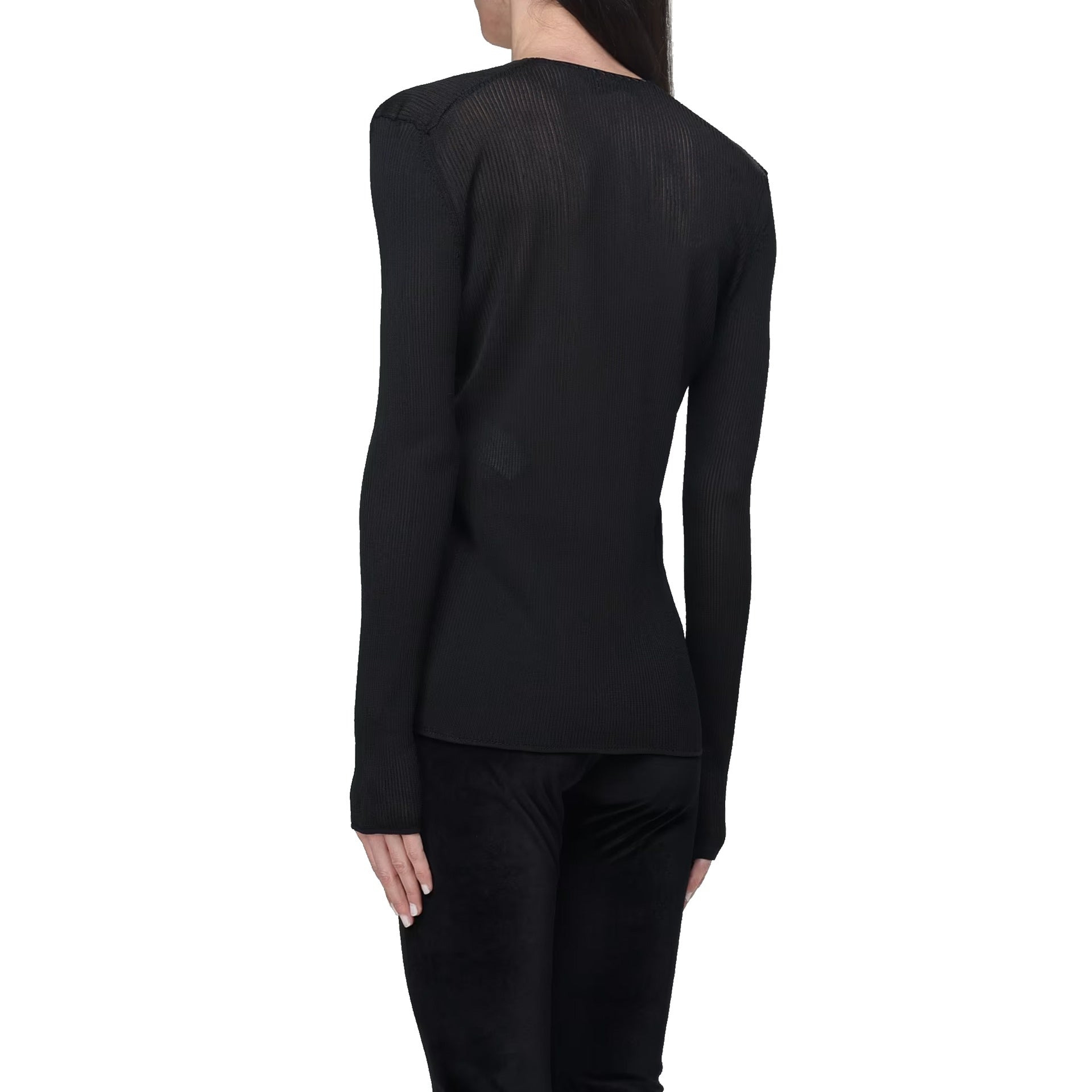 Tom Ford Sheer Fine-Ribbed Top Women - 3