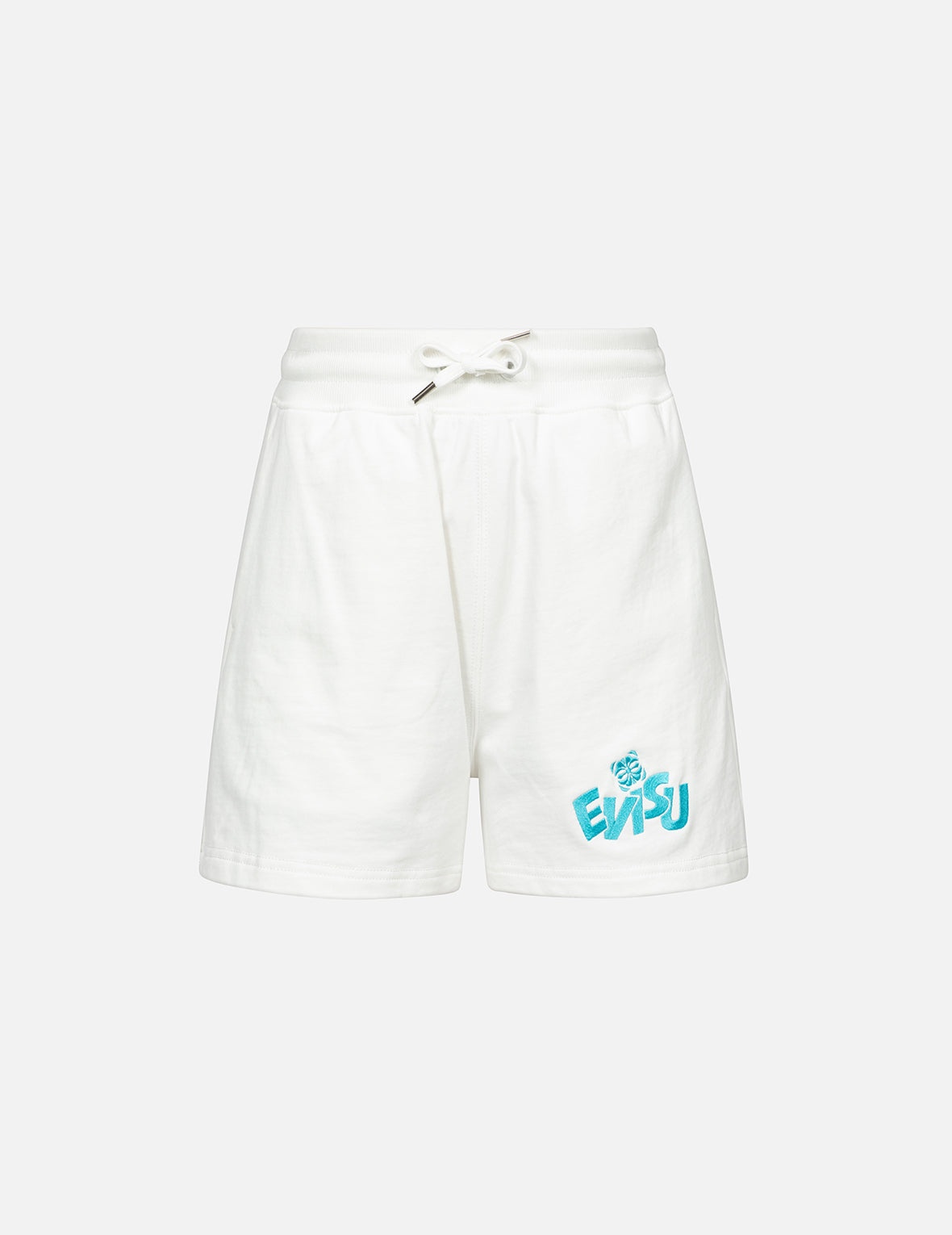 Color-blocking Daruma and Fortune Cat Daicock Print Loose Fit Sweat Shorts - 2