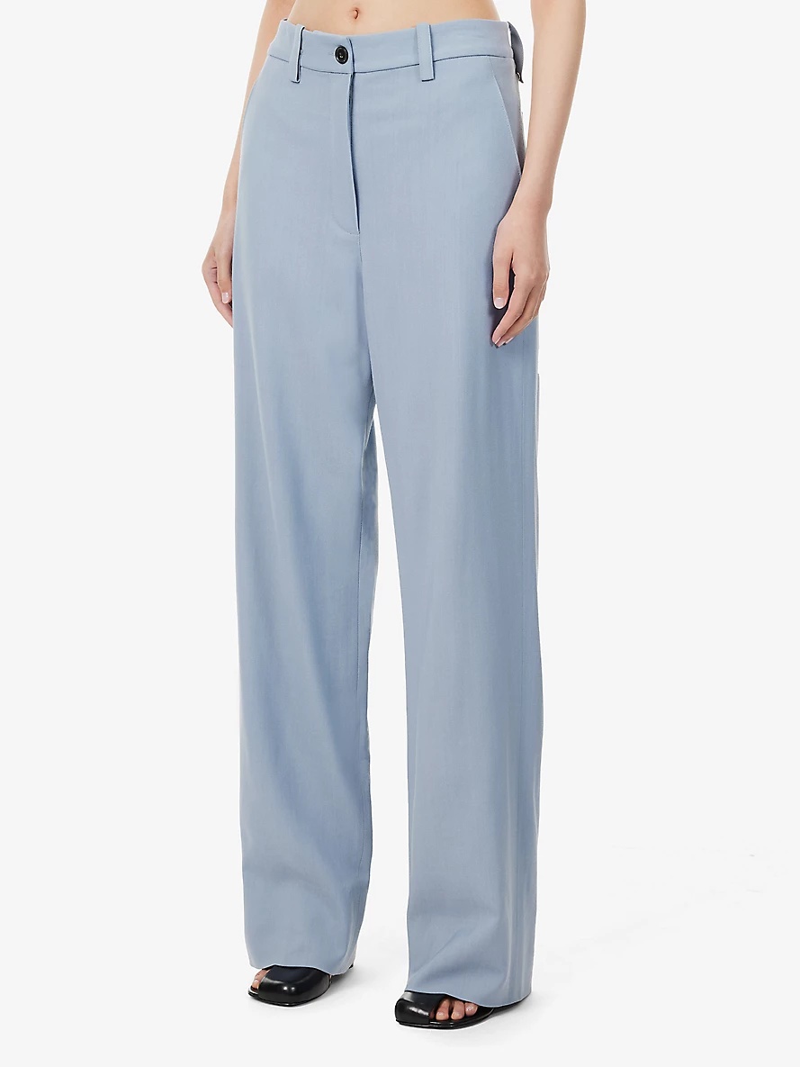 Otis straight-leg high-rise stretch-woven blend trousers - 3