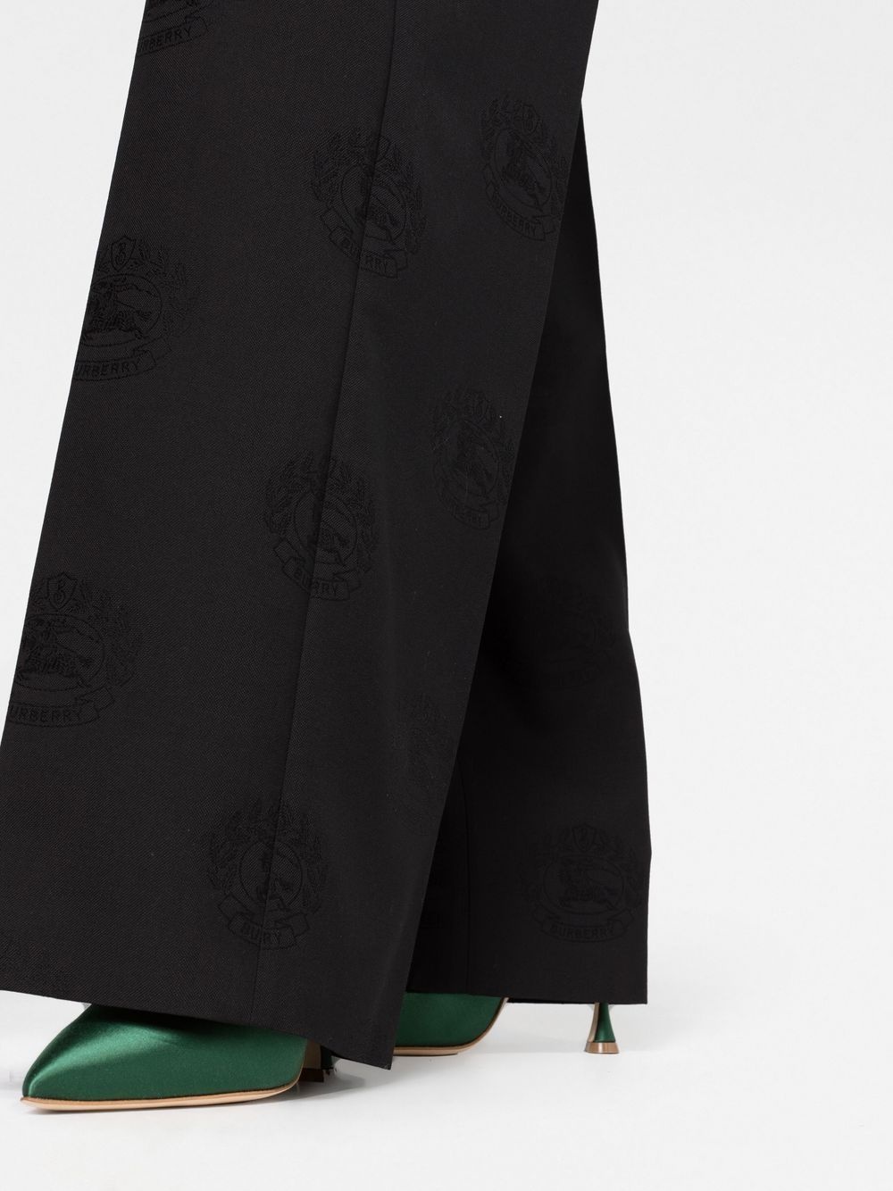 wide-leg tailored trousers - 3