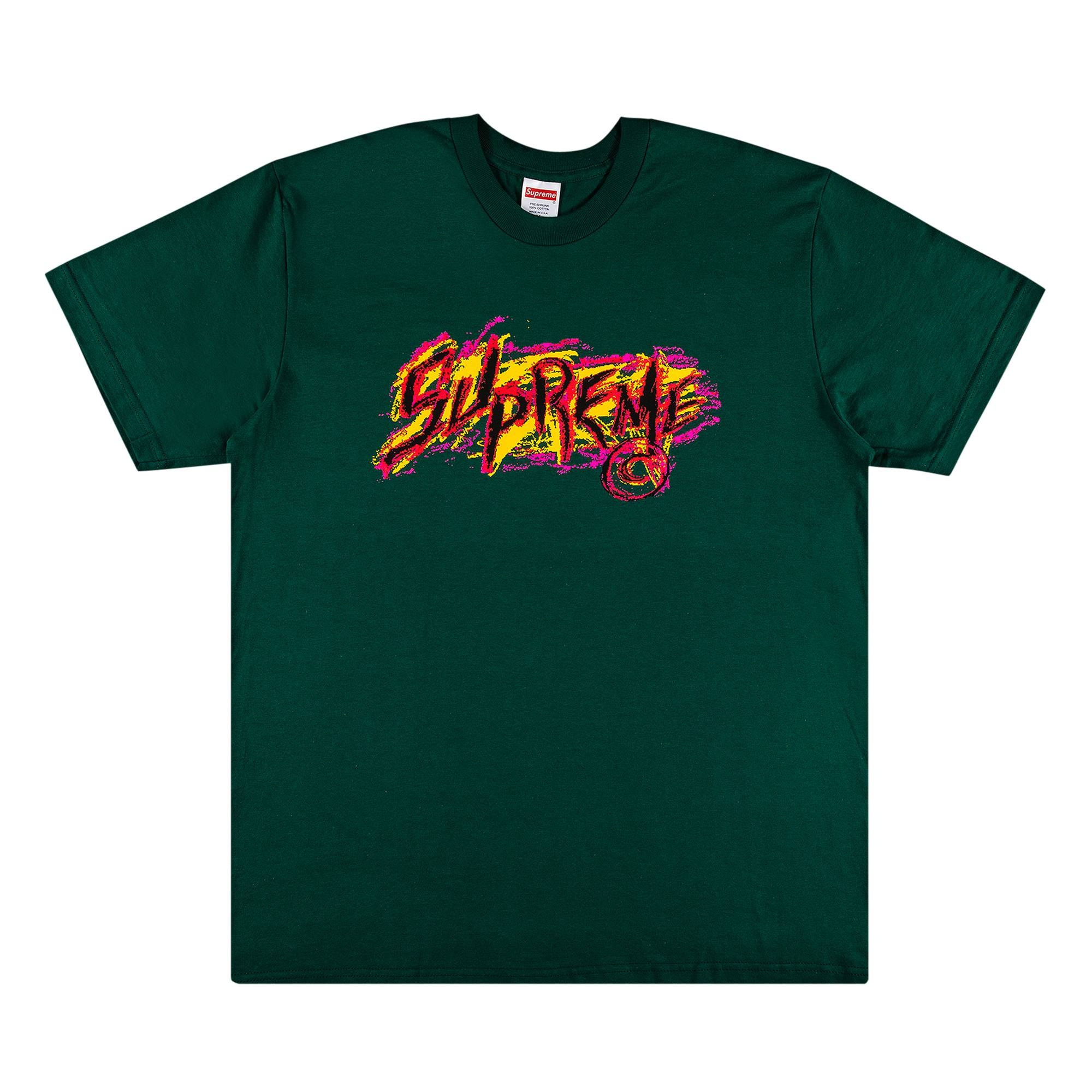 Supreme Scratch Tee 'Dark Green' - 1