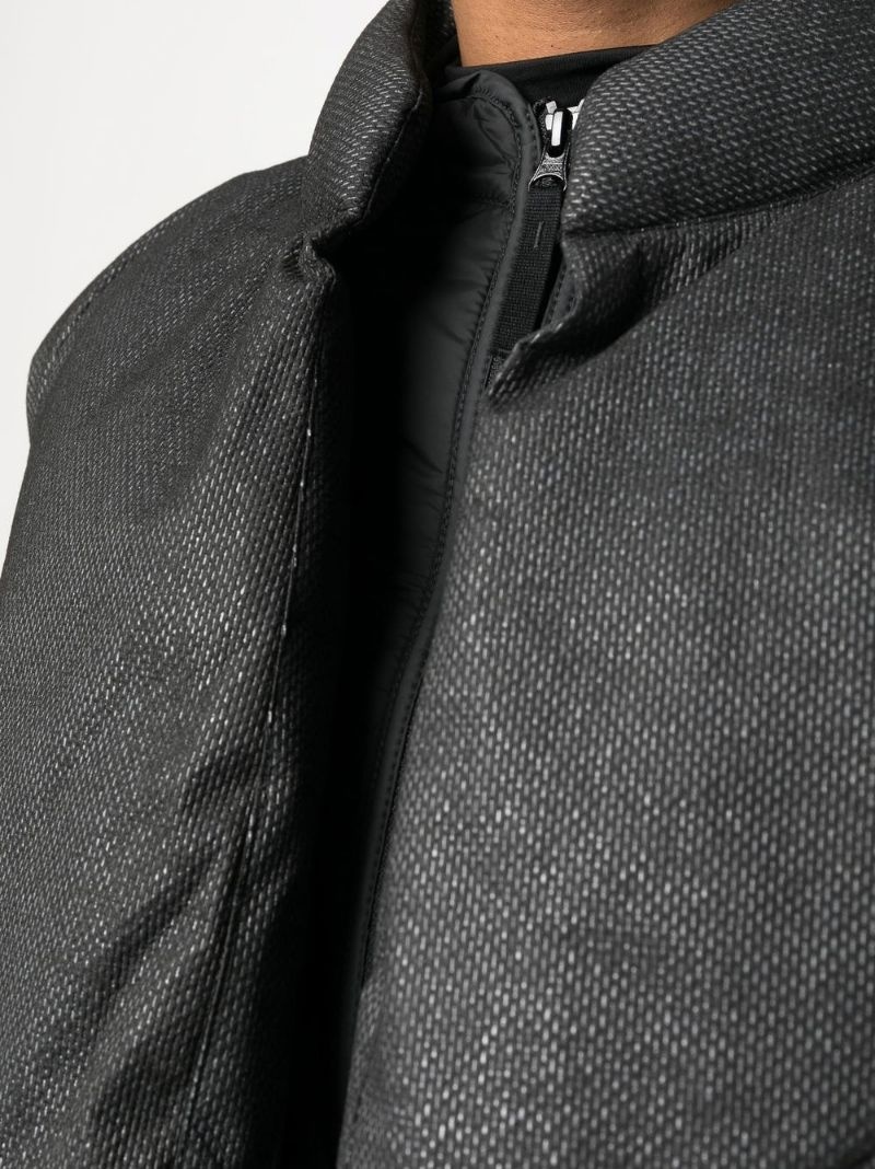 zip-up padded jacket - 5
