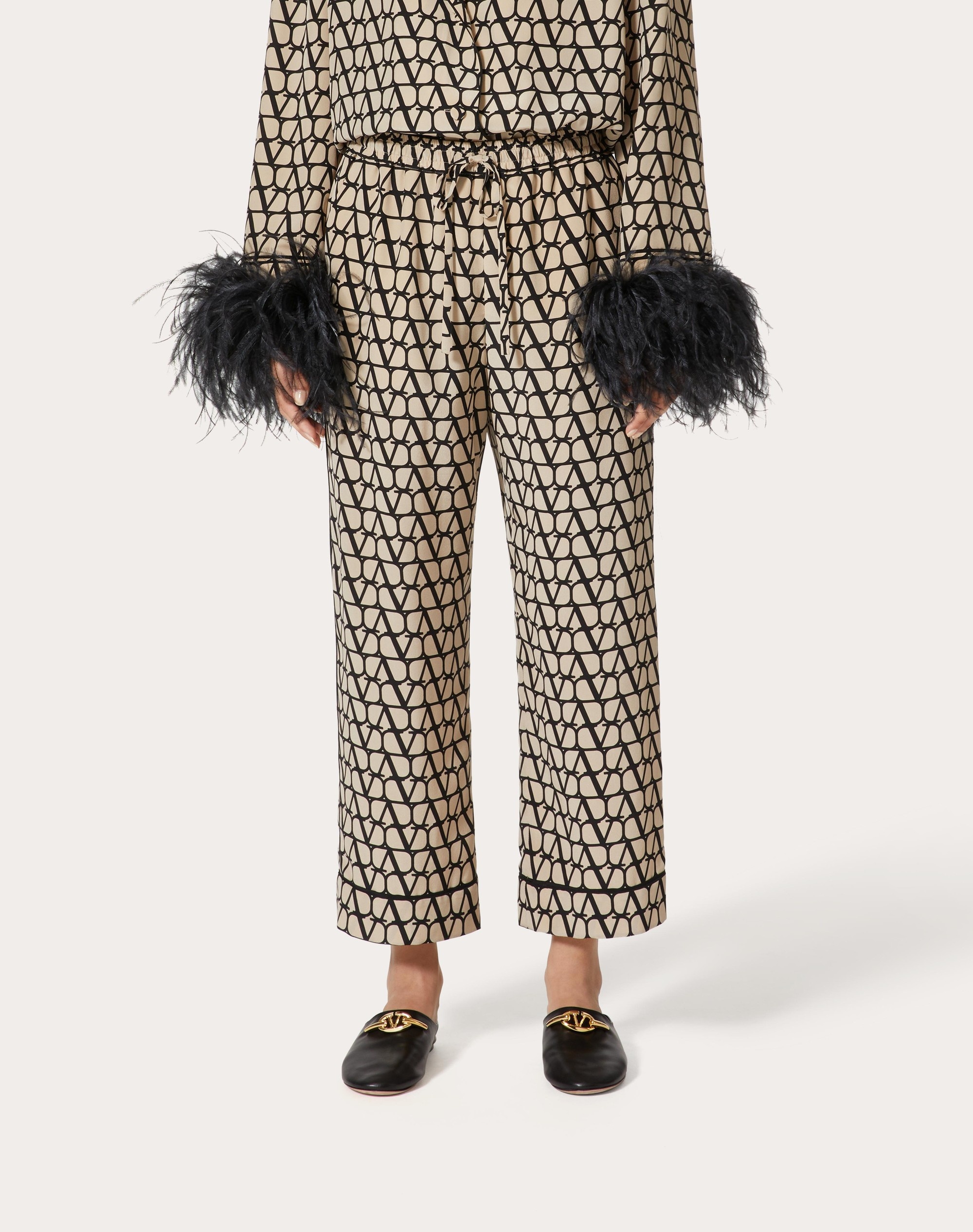 TOILE ICONOGRAPHE CREPE DE CHINE PANTS - 3