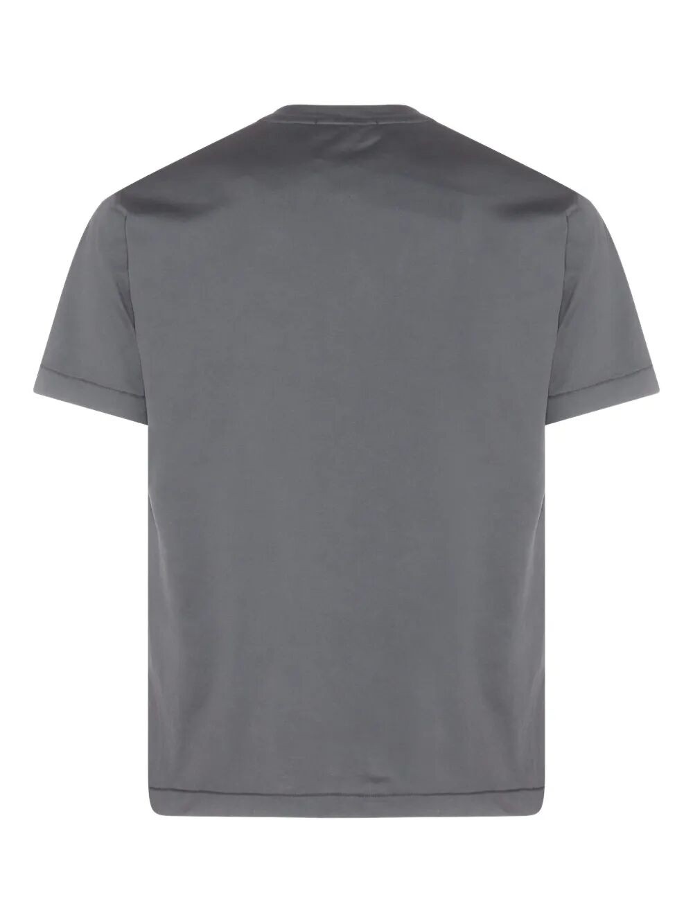 Slim Fit Cotton Jersey T-Shirt With Compass Patch - 2