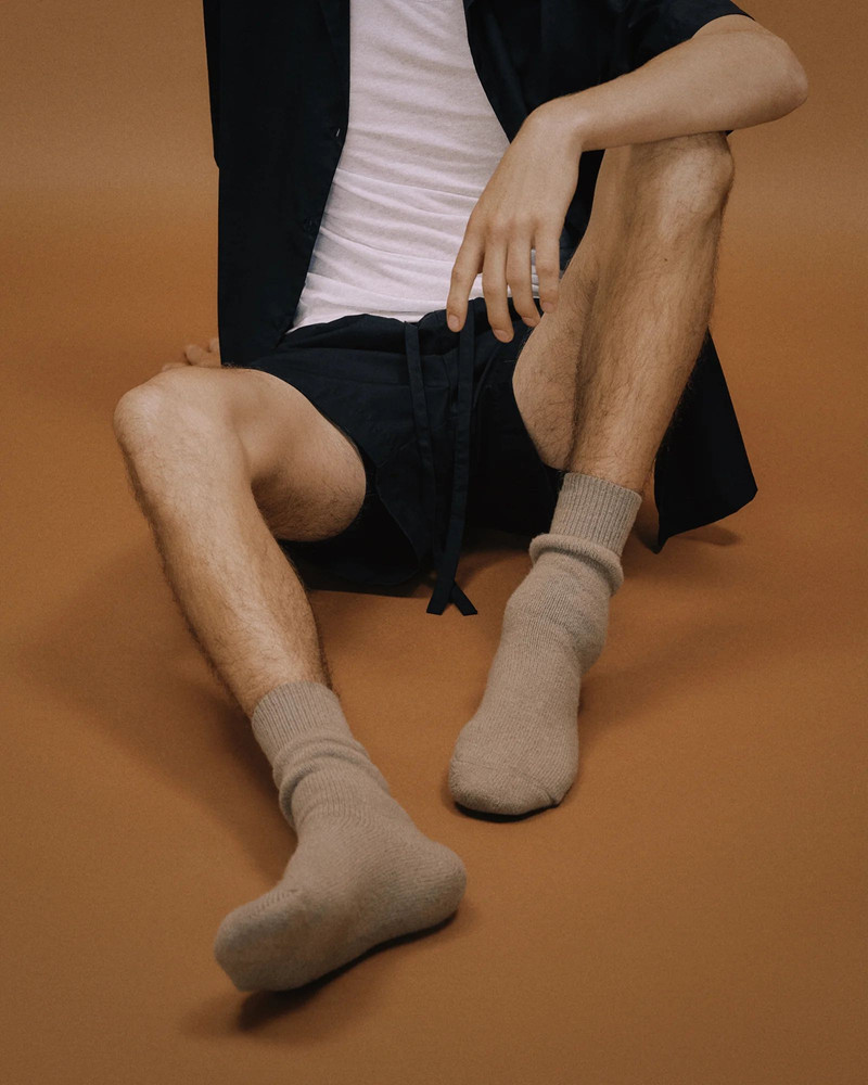 entire studios SNUG SOCK CLAY outlook