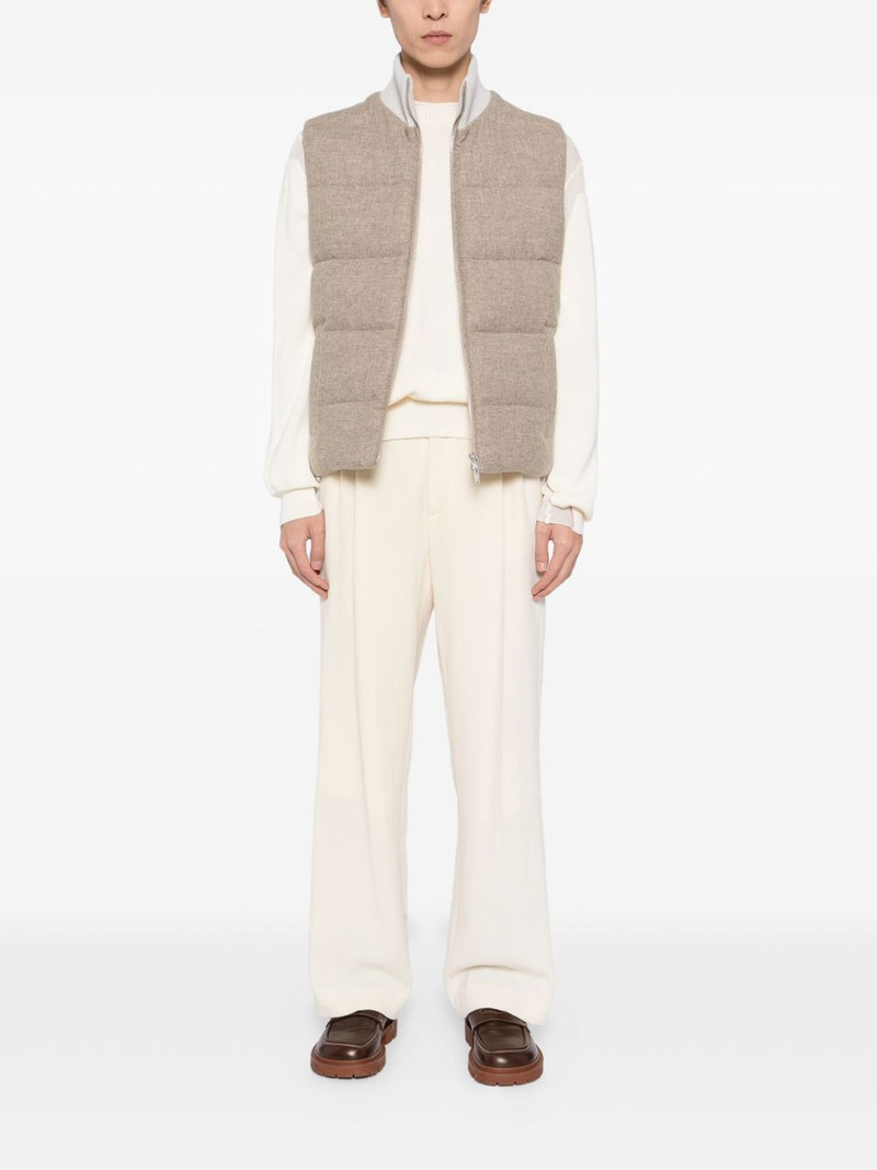 LARDINI sleeveless down jacket outlook