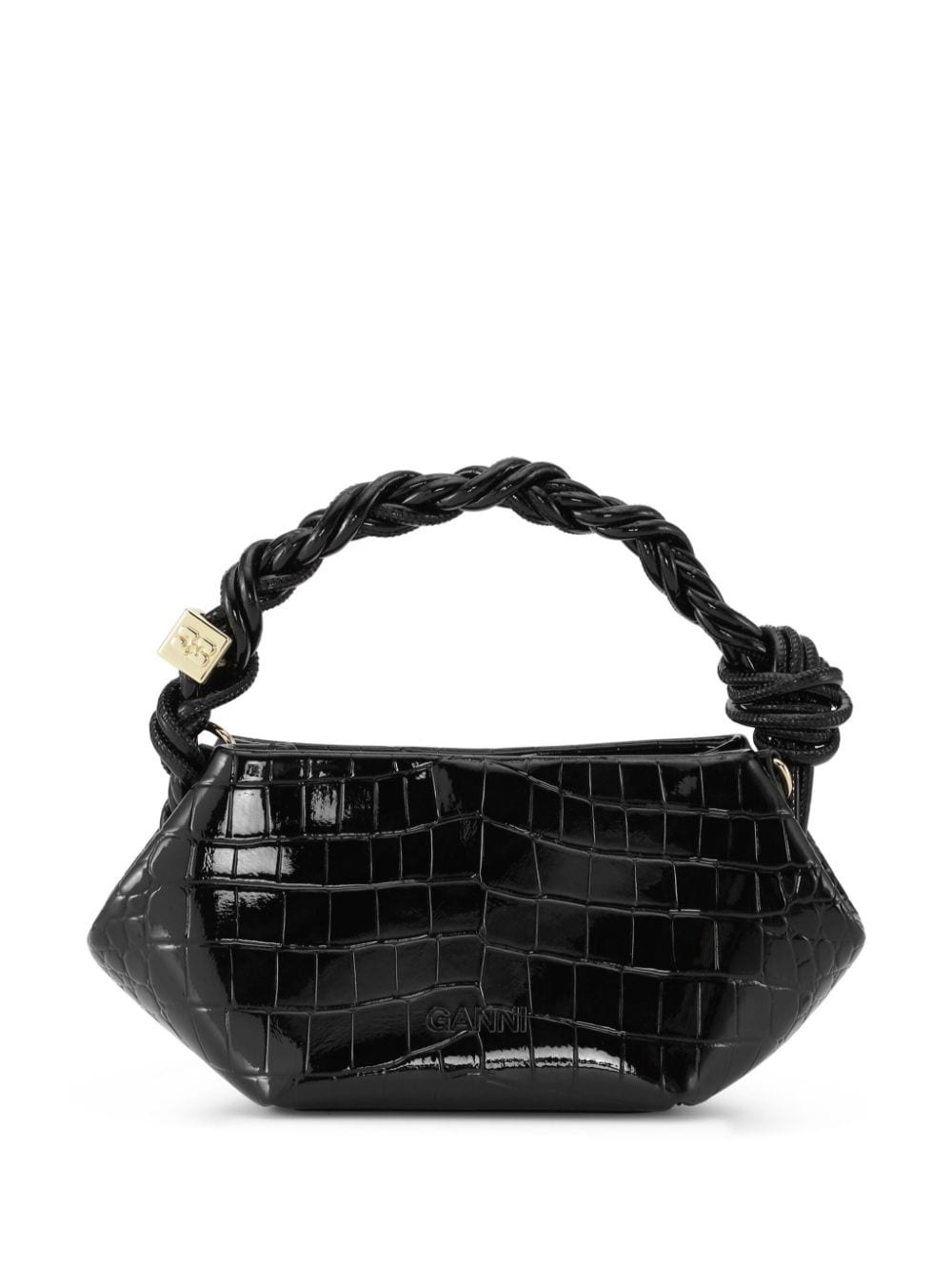 mini Bou croc-embossed leather tote bag - 4