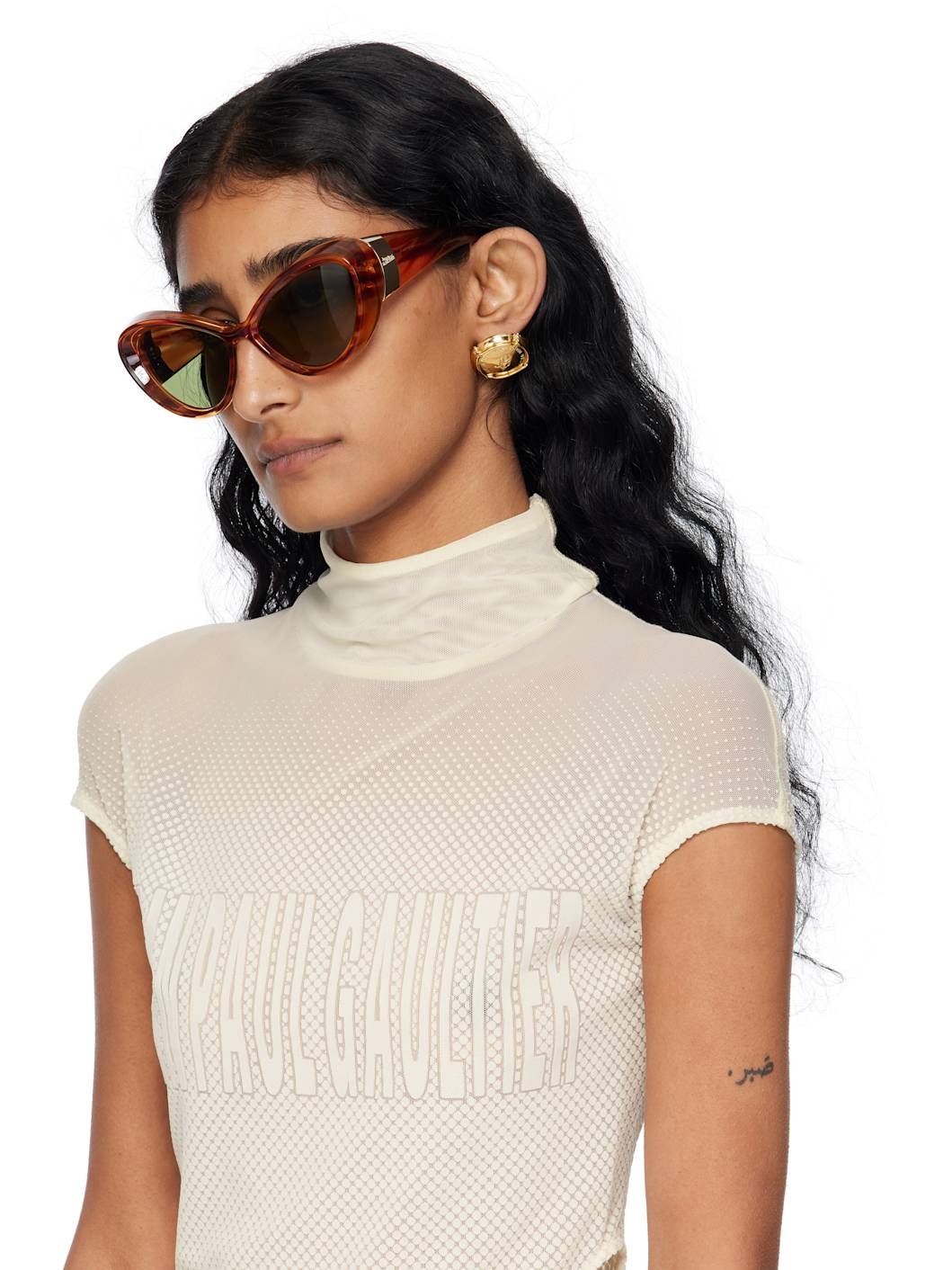 Brown 'The Parisian Cat' Sunglasses - 4