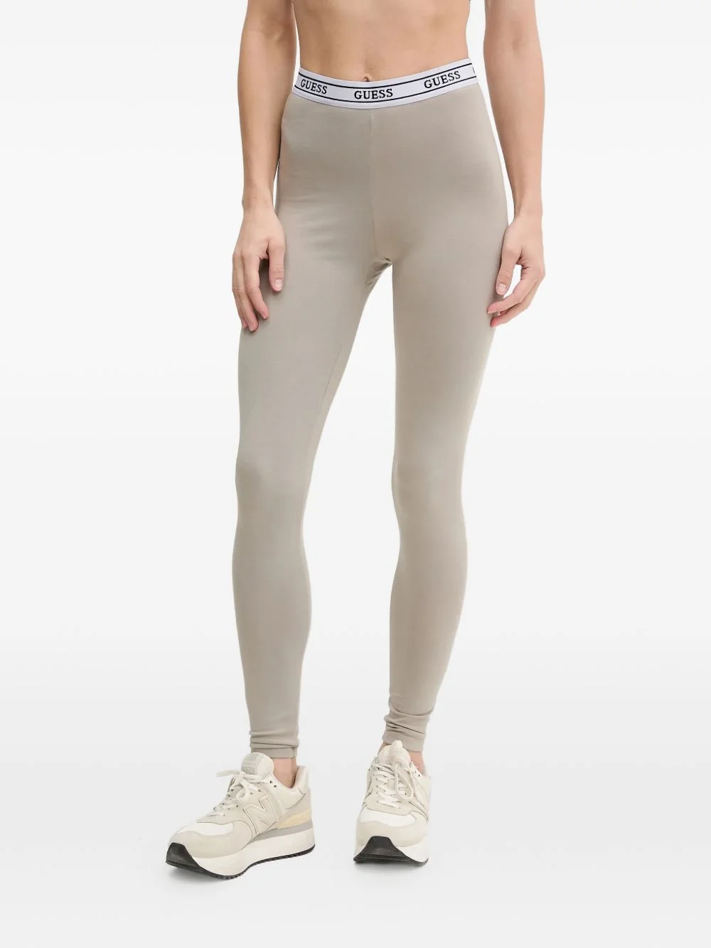logo-waistband leggins - 1