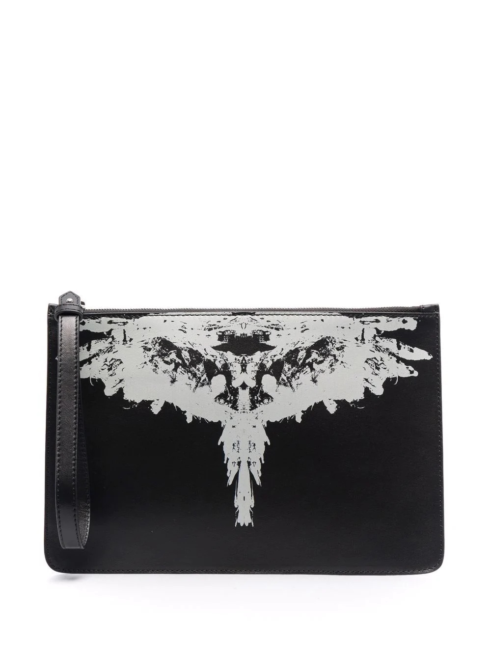 Wings-print clutch bag - 1