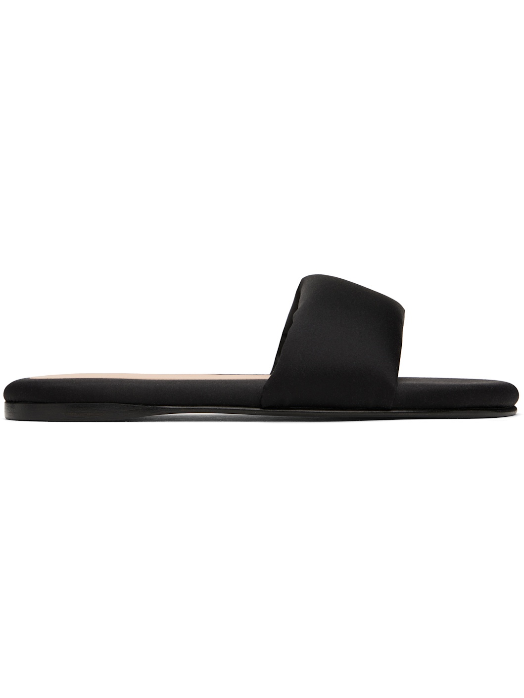 Black Garnier Padded Slides - 1