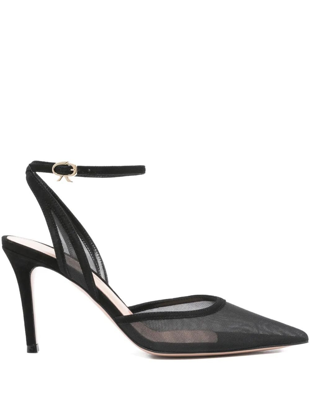 Gianvito Rossi Women Organza Suede Decollete T.085 - 4