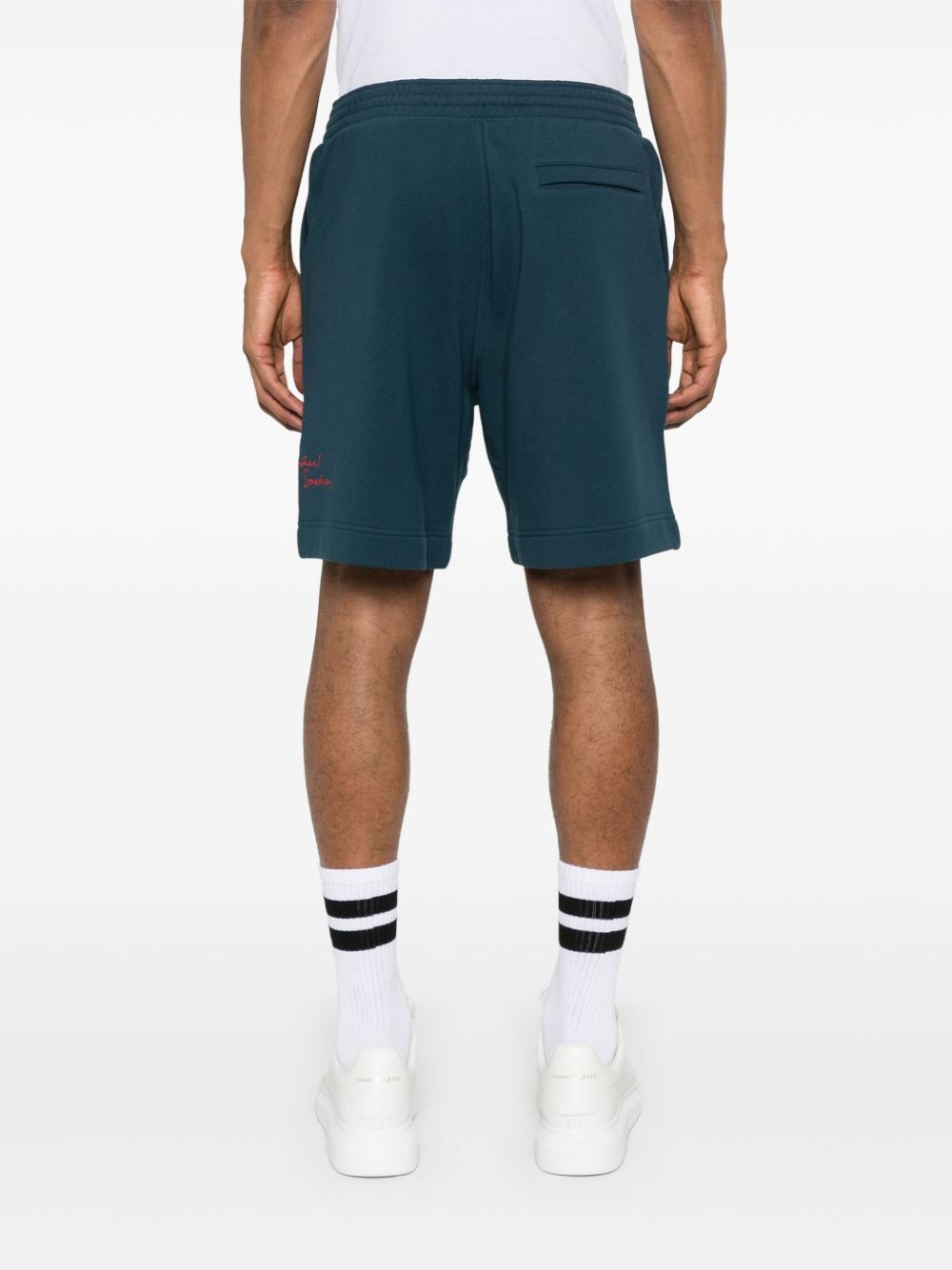 Givenchy medallion-embroidery shorts - 4