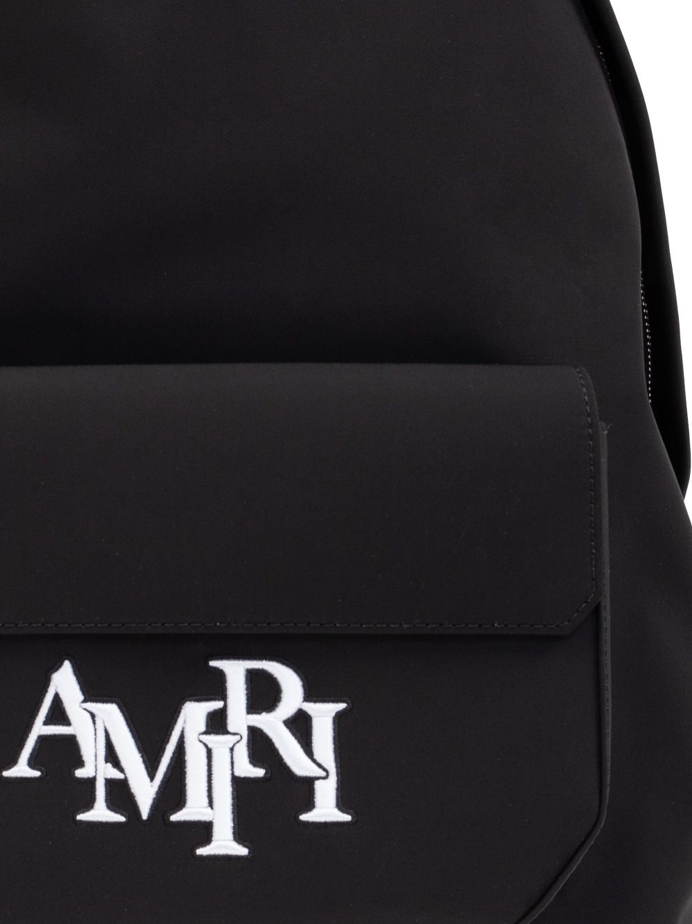 logo-embroidered backpack - 5