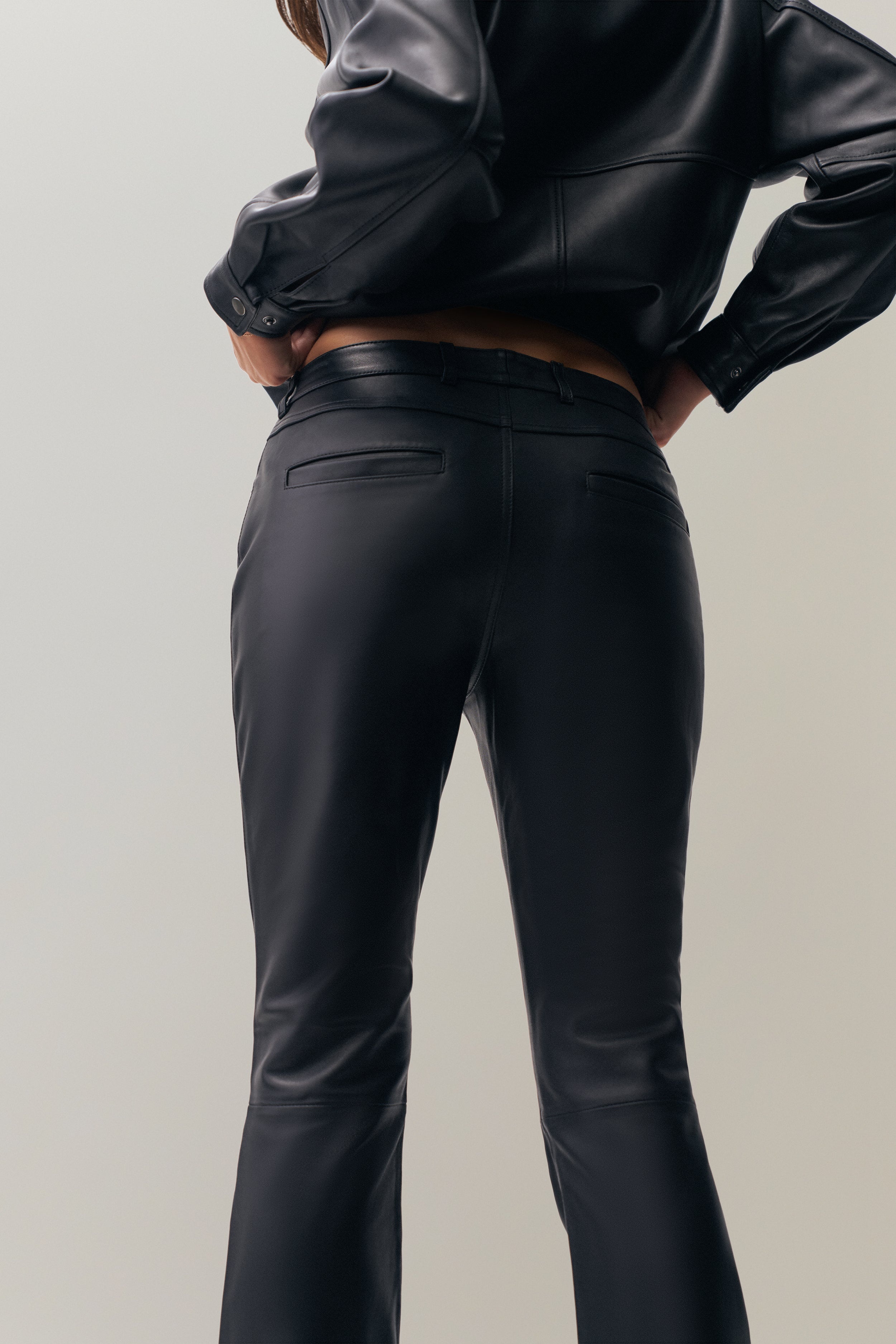 CELOSIA LEATHER PANT - 5
