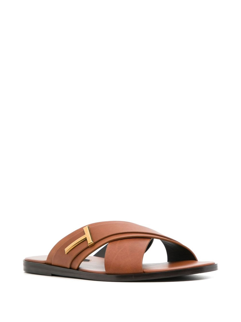 TOM FORD leather sandals outlook