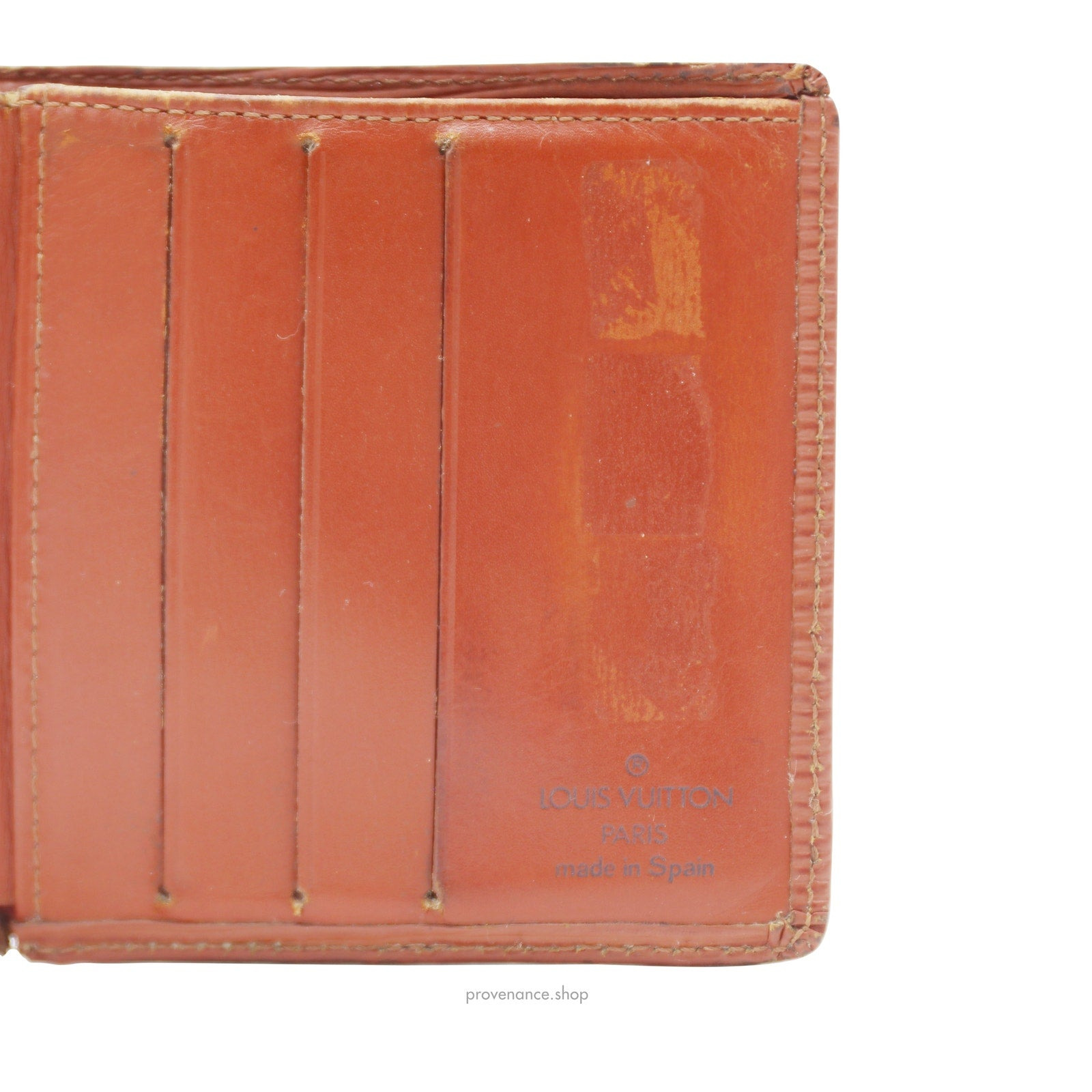 Louis Vuitton 6CC Bifold Wallet - Fawn Epi Leather - 7