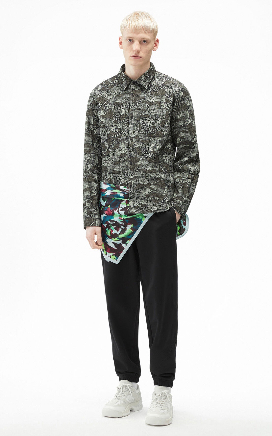 'Archive Leopard' quilted shirt - 3