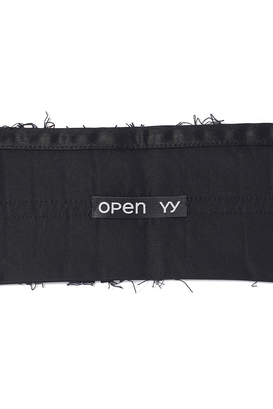 PLEATS LAYERED POUCH BELT / BLK - 9