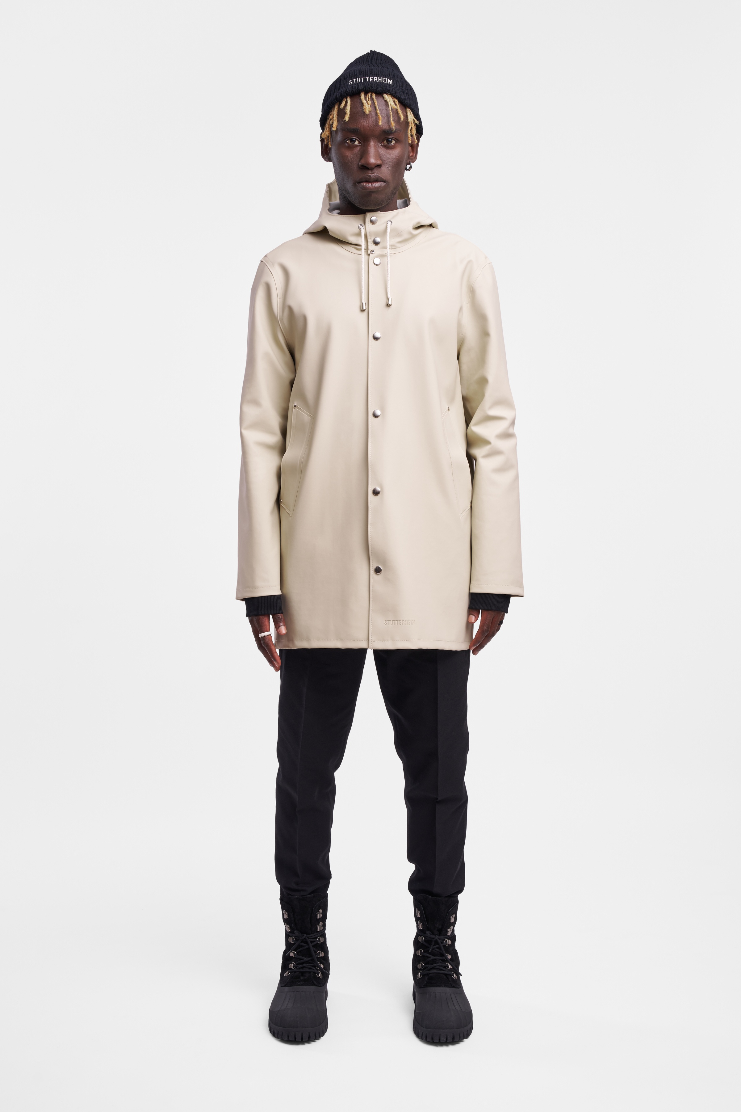 Stockholm Raincoat Oyster - 2