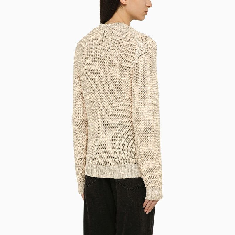 Isabel Marant Recycled Polyester Ecru Crew-Neck Jumper Women - 2