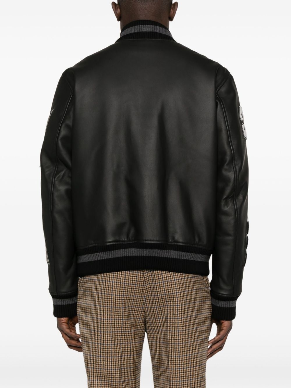 Full Leather bomber jacket - 4