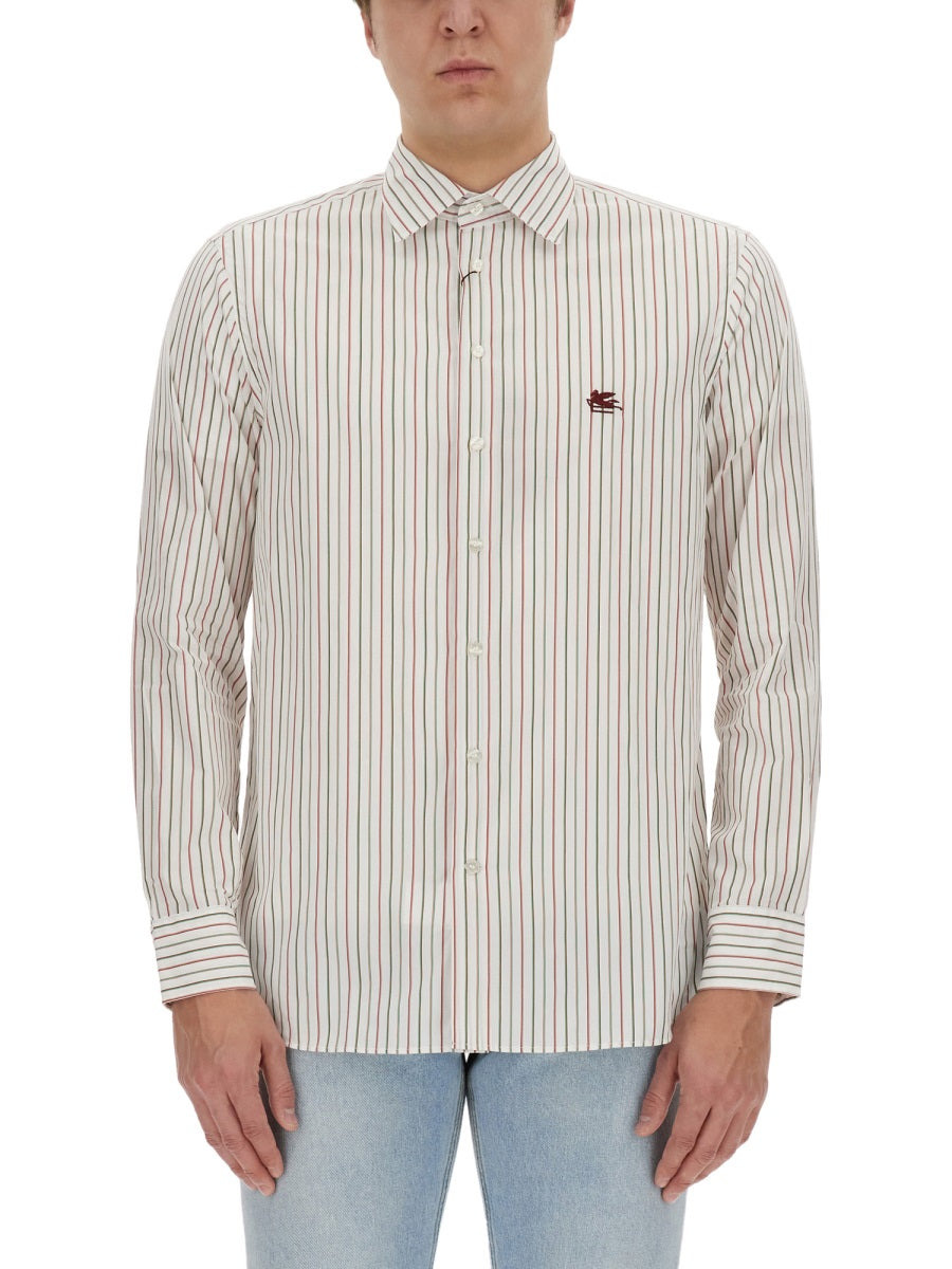 Etro Men Pegasus Logo Shirt - 4