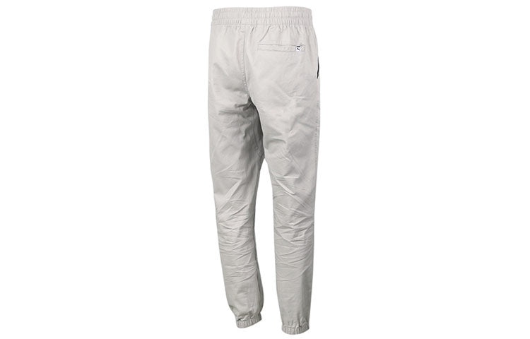 PUMA Downtown Small Logo Pants 'Grey Black' 531434-09 - 2