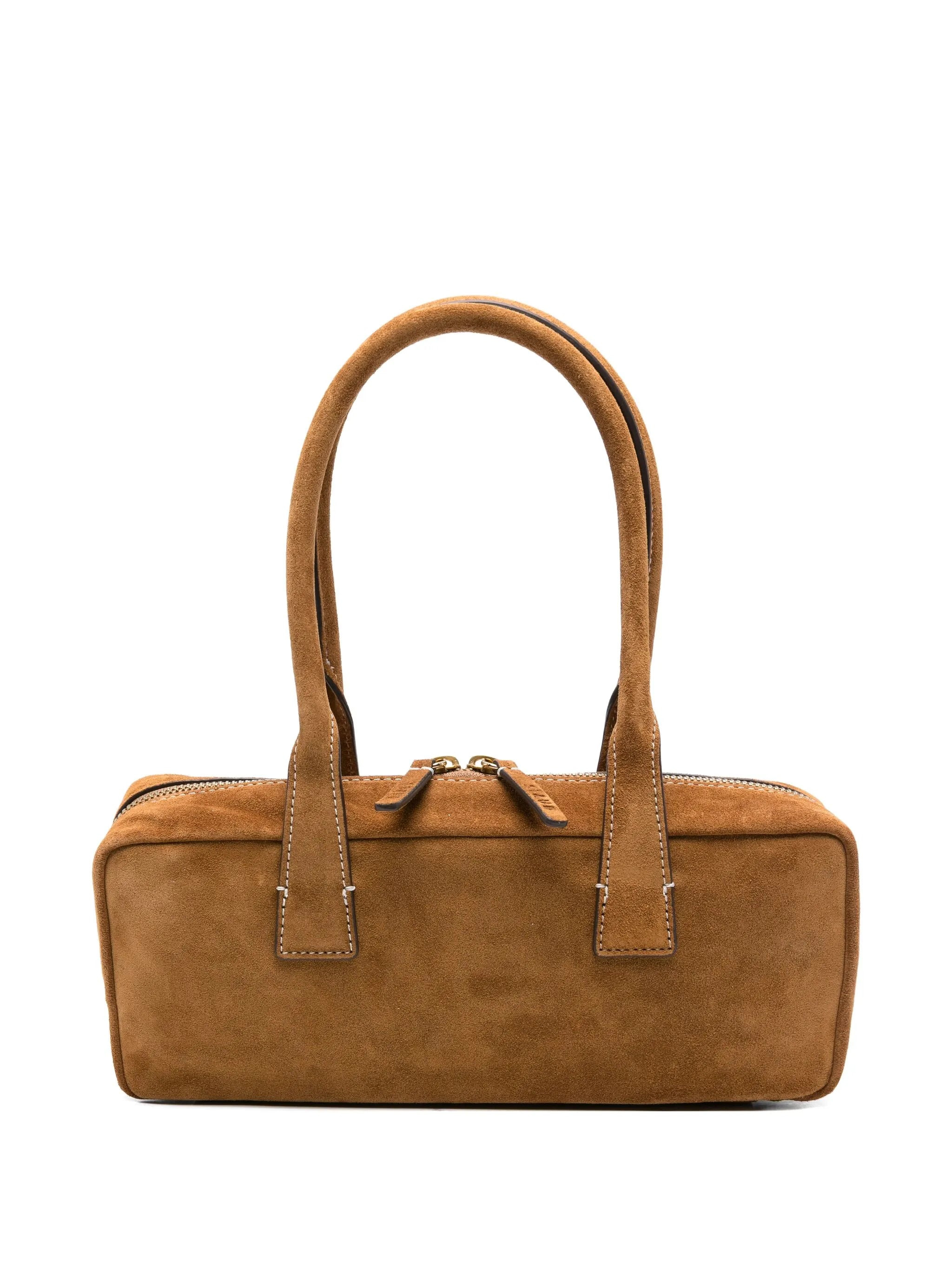 Staud The Dude Suede Zip-top Tote Bag - 1