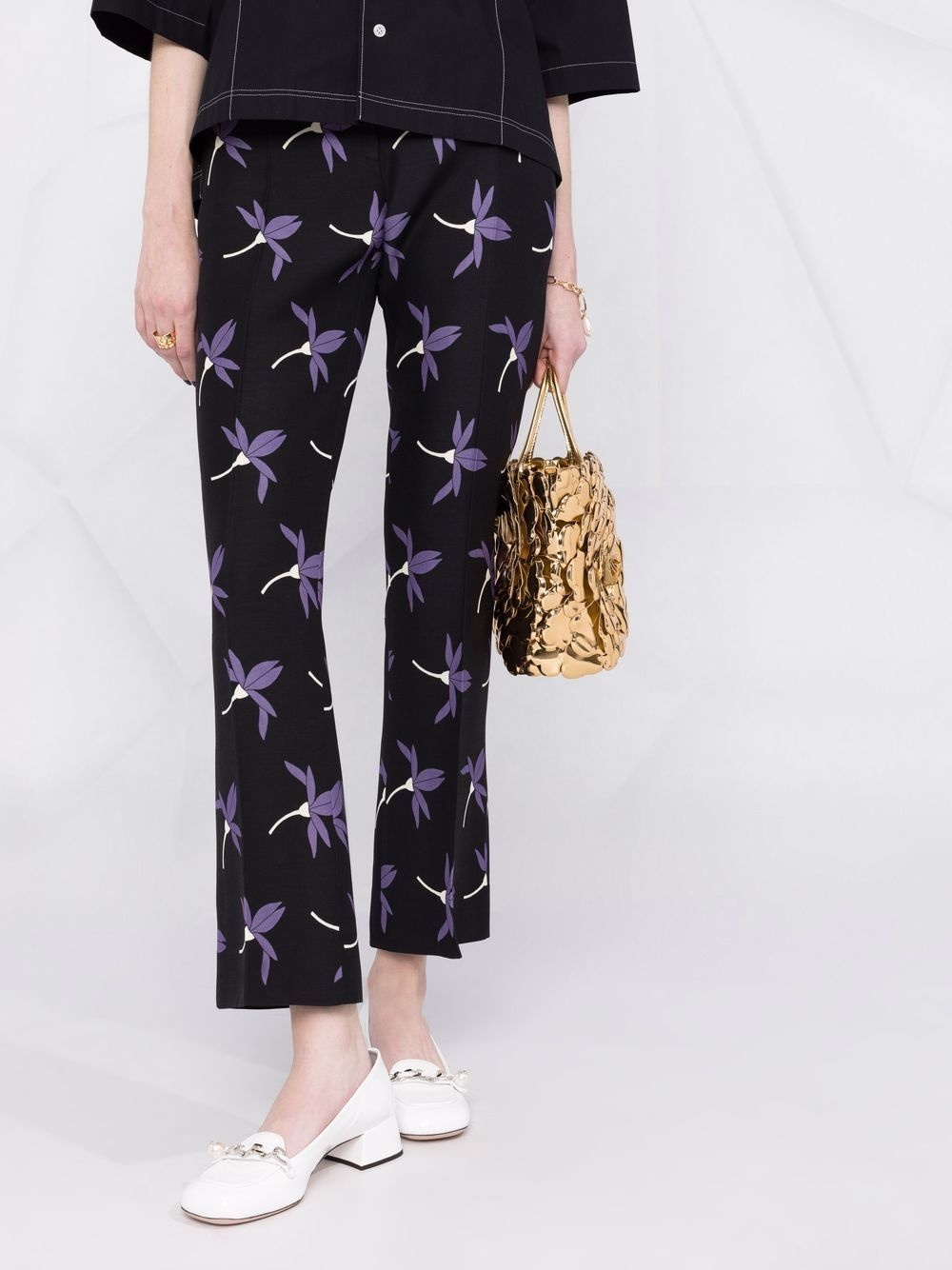 Fairy Flowers print trousers - 5