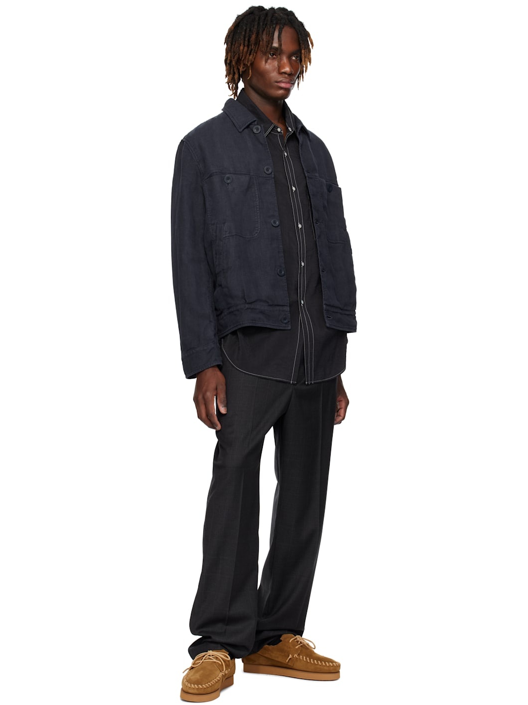Navy Johnsen Jacket - 4