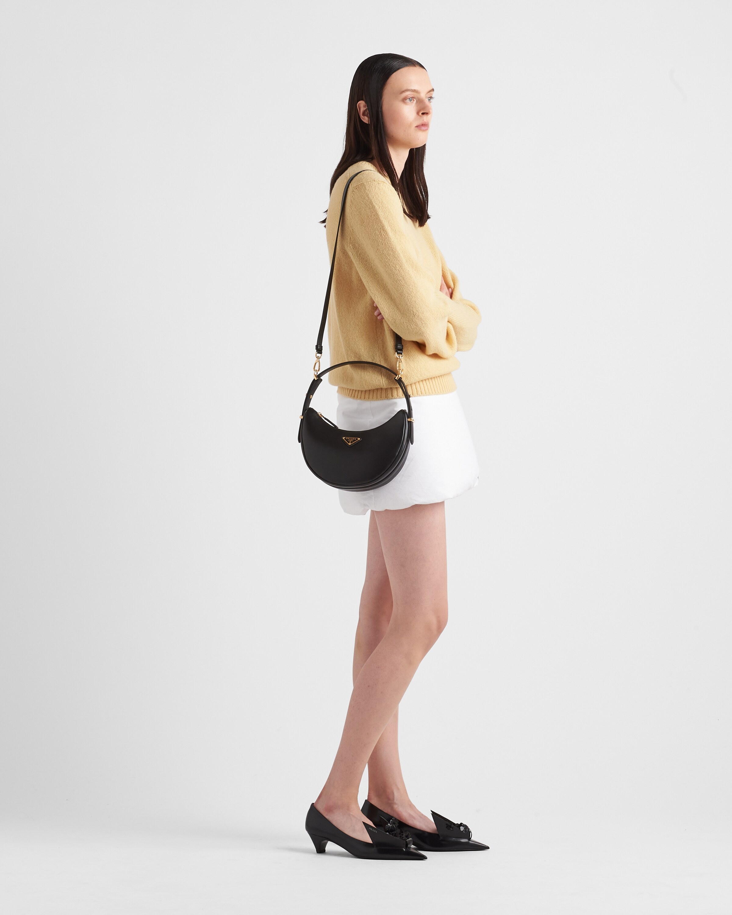 Prada Arqué leather shoulder bag - 8