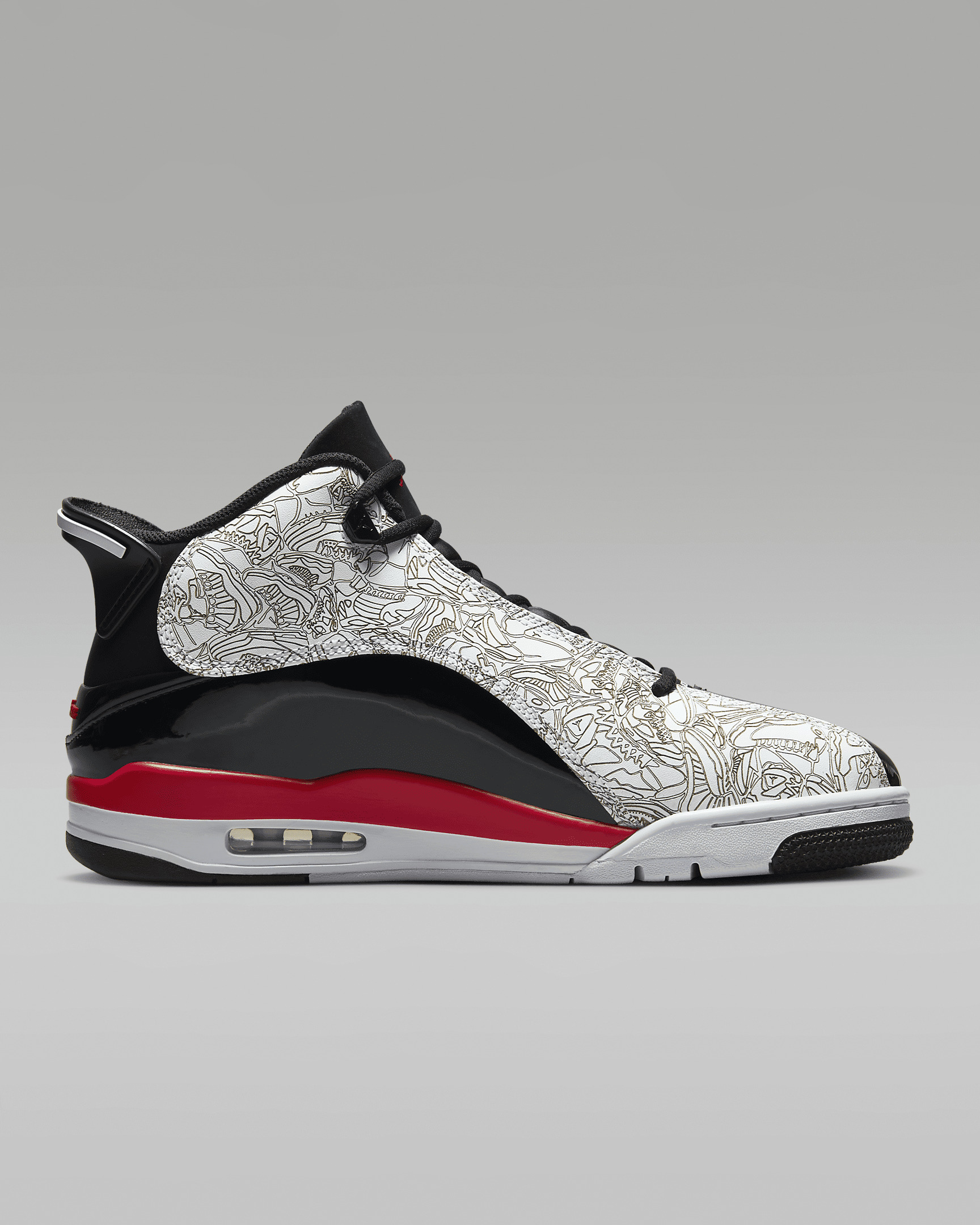 シューズ(男性用) Air Jordan DUB ZERO Amazon.com | Jordan Boy's Dub Zero (Big Kid) White/Fire Red