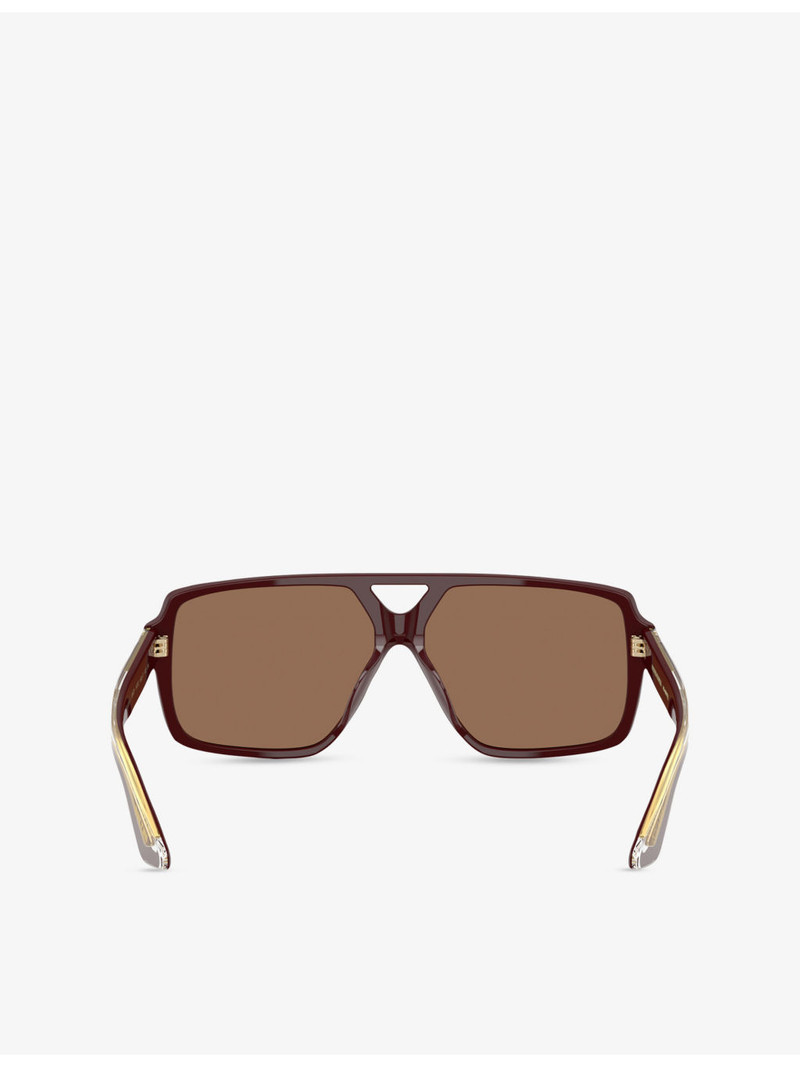 OV5520SU 1977C Rectangle-Frame Acetate Sunglasses 4