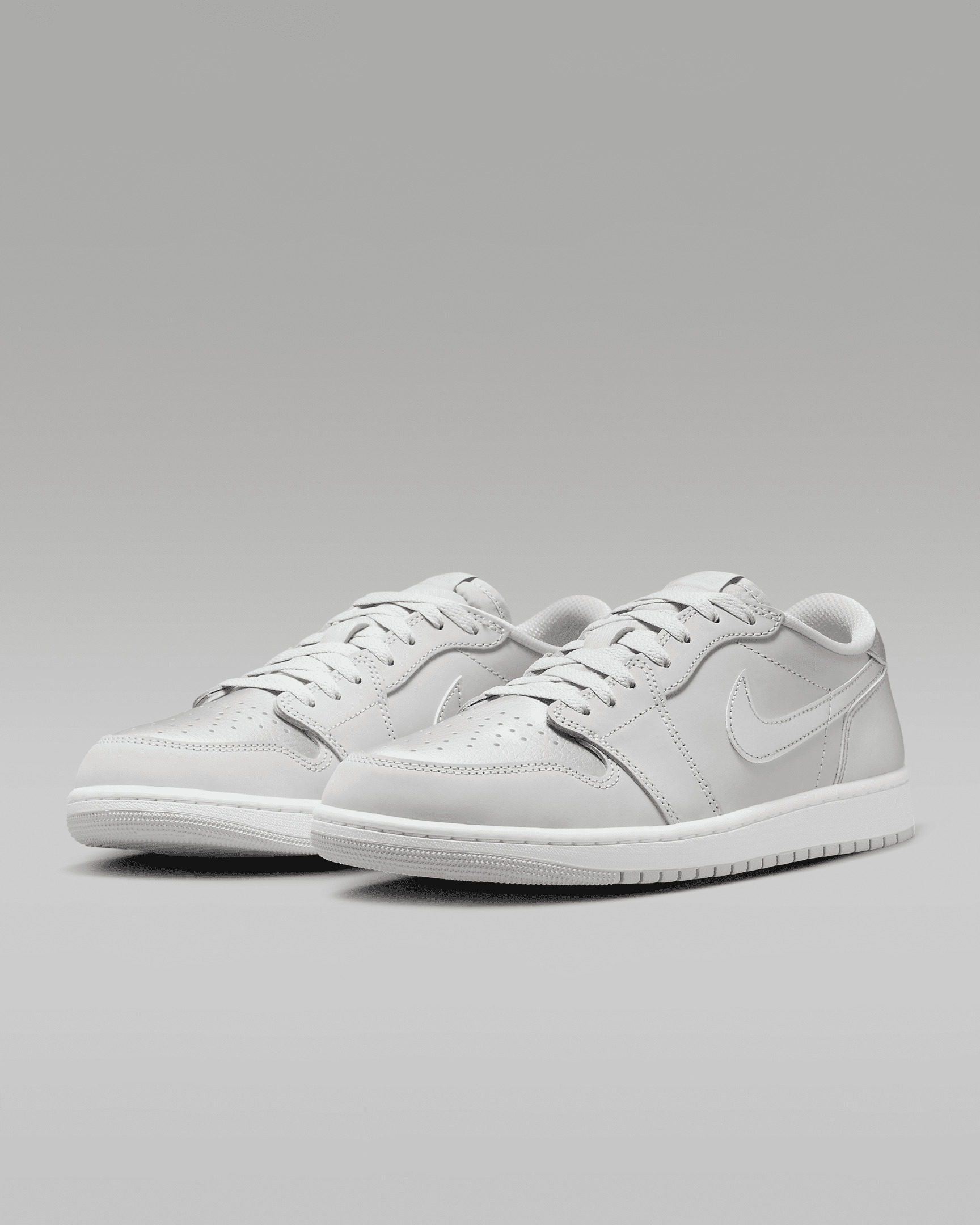 Men's Air Jordan 1 Low OG "Silver" Shoes - 5