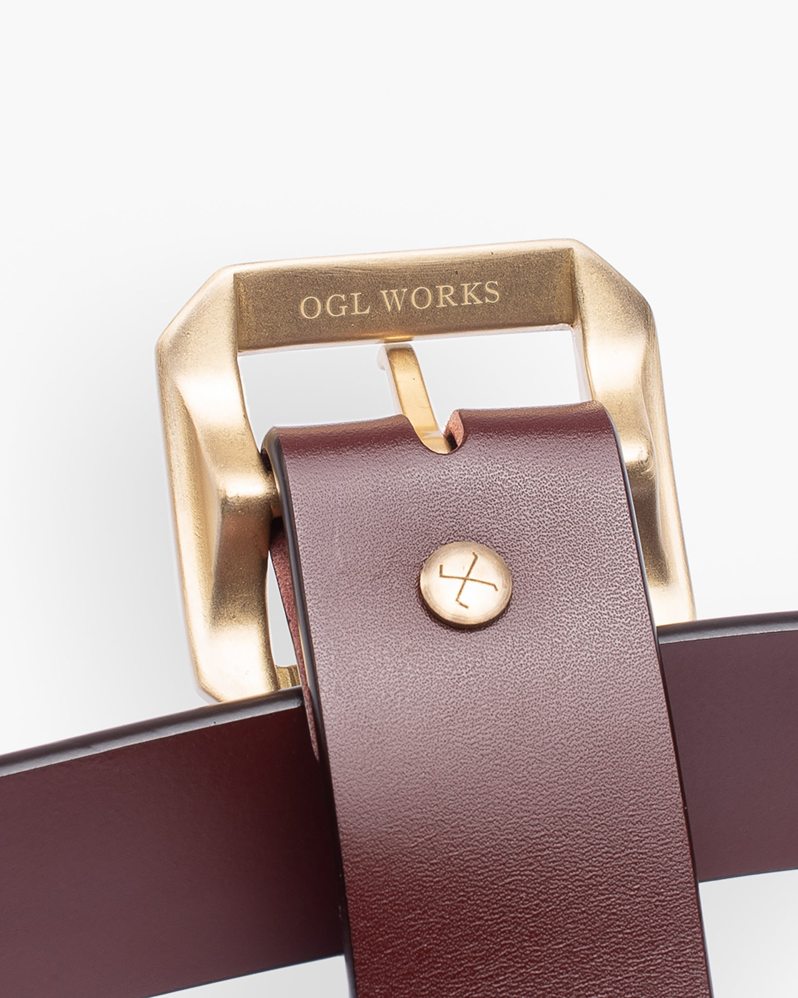 OGL-BELT-FULL-SPGAR-TAN OGL Single Prong Garrison Buckle Leather Belt - Tan - 5