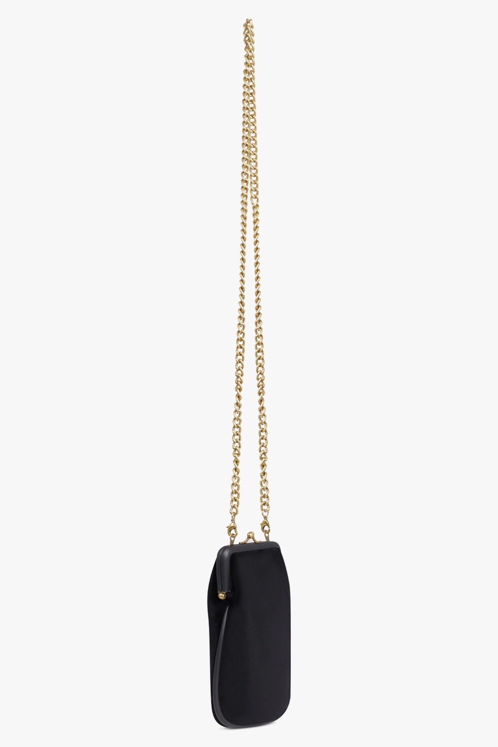 TESSA CHAIN VELVET BAG | BLACK - 2