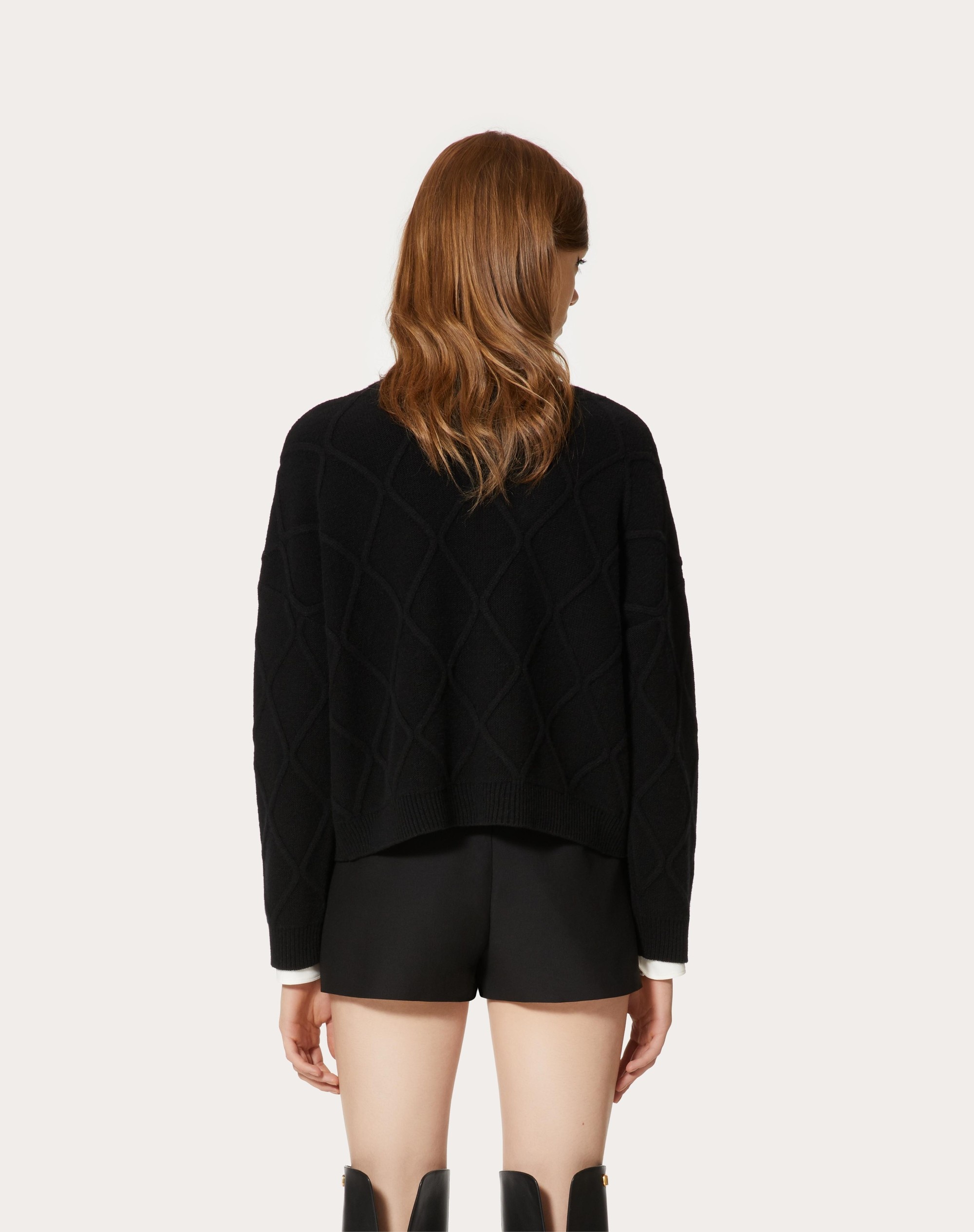 V GOLD WOOL SWEATER - 4