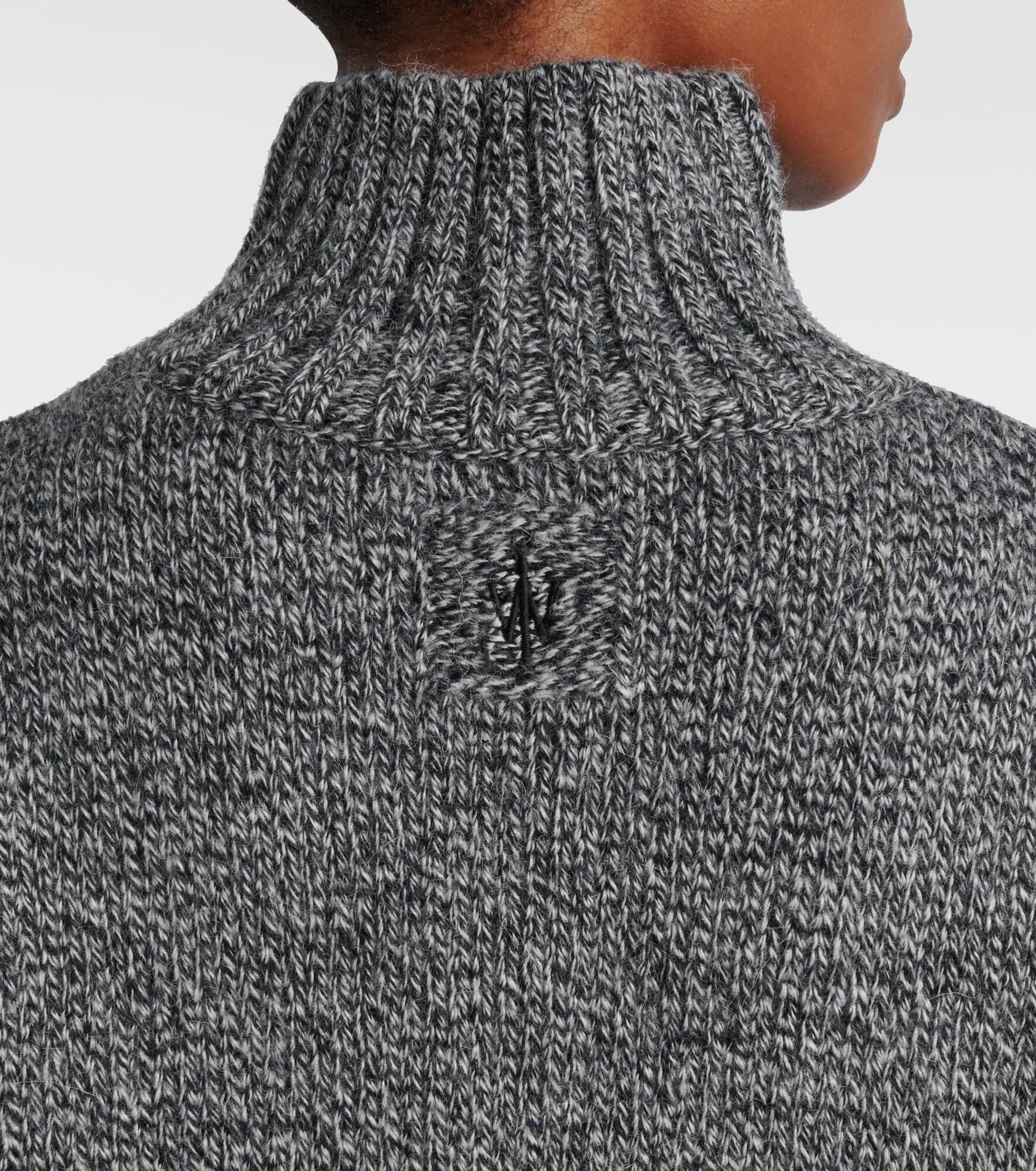 Wool and alpaca-blend turtleneck sweater - 5