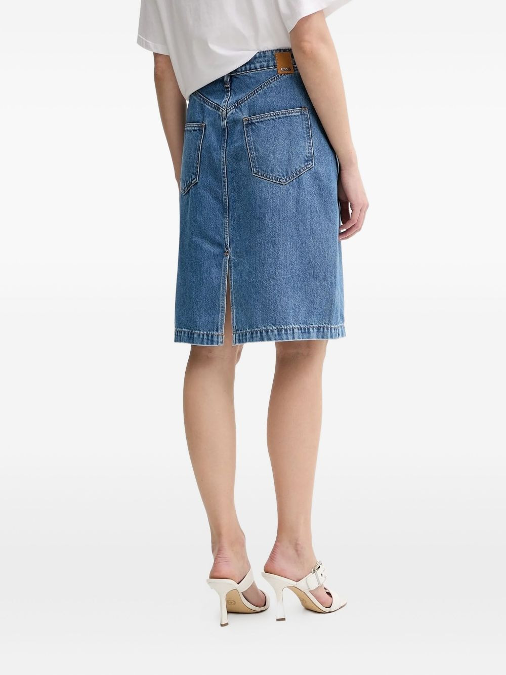five-pocket denim skirt - 2