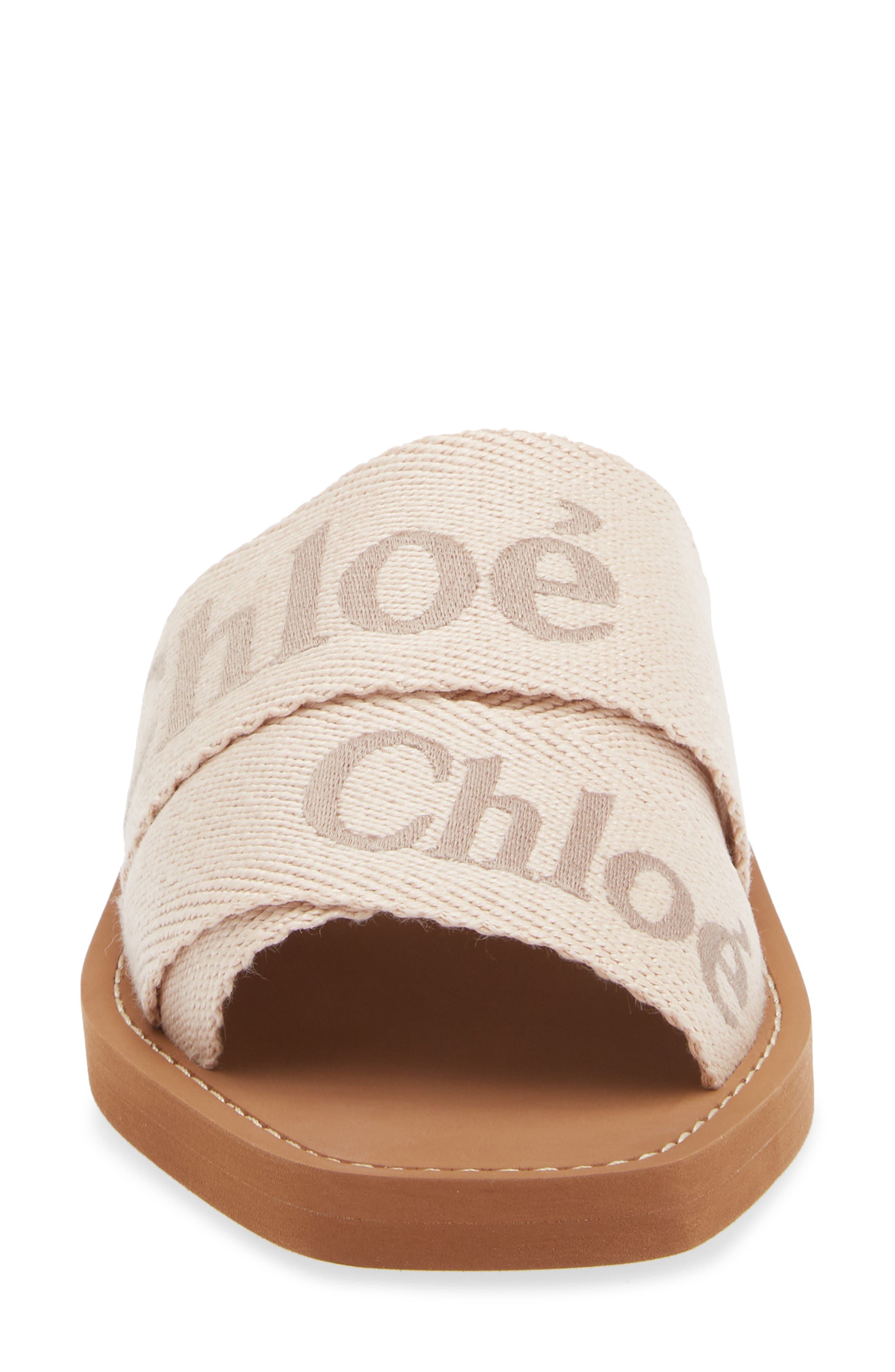 Chloé Woody Slide Sandal in Blushy Beige at Nordstrom - 4