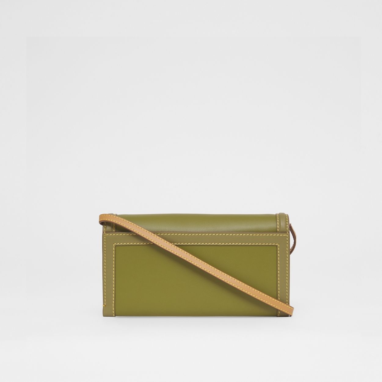Colour Block Leather Phone Case with Strap - 10
