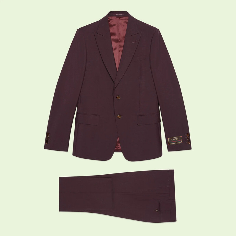 Mohair wool formal suit 1