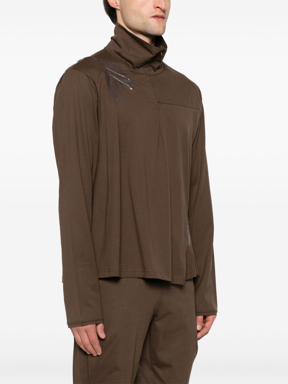 Kiko Kostadinov Remus Top in White/Grey/Green | notreshop
