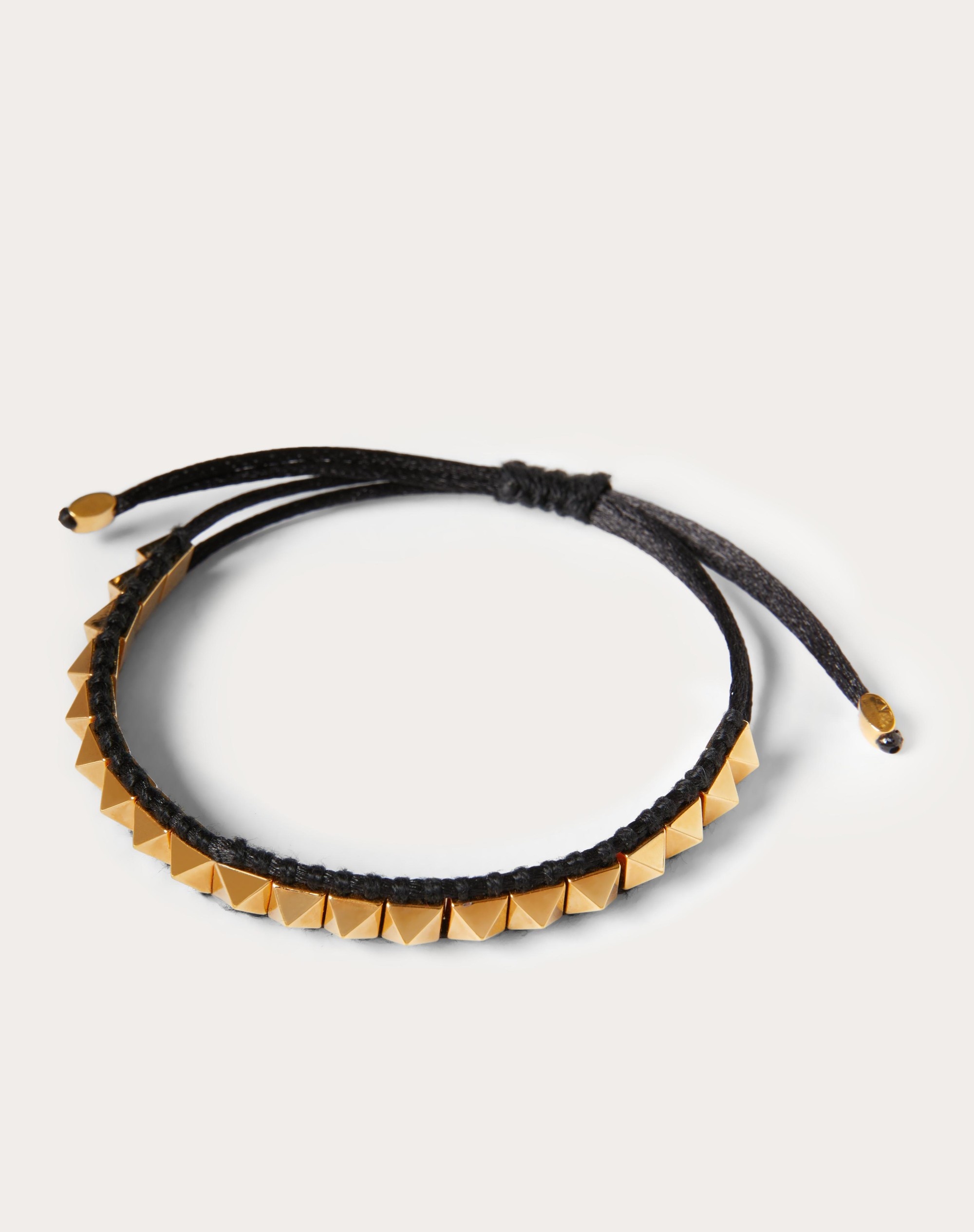 VALENTINO COLOR SIGNS BRACELET IN COTTON AND METAL - 3
