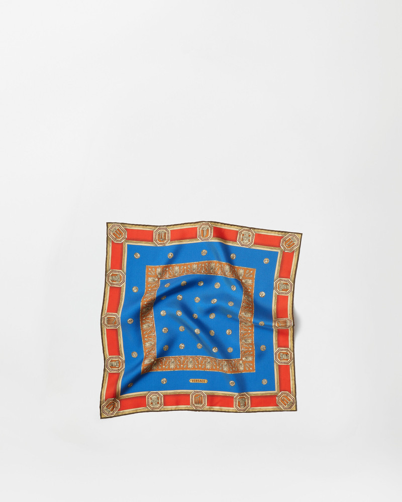Printed Silk Twill Scarf 45 cm 1