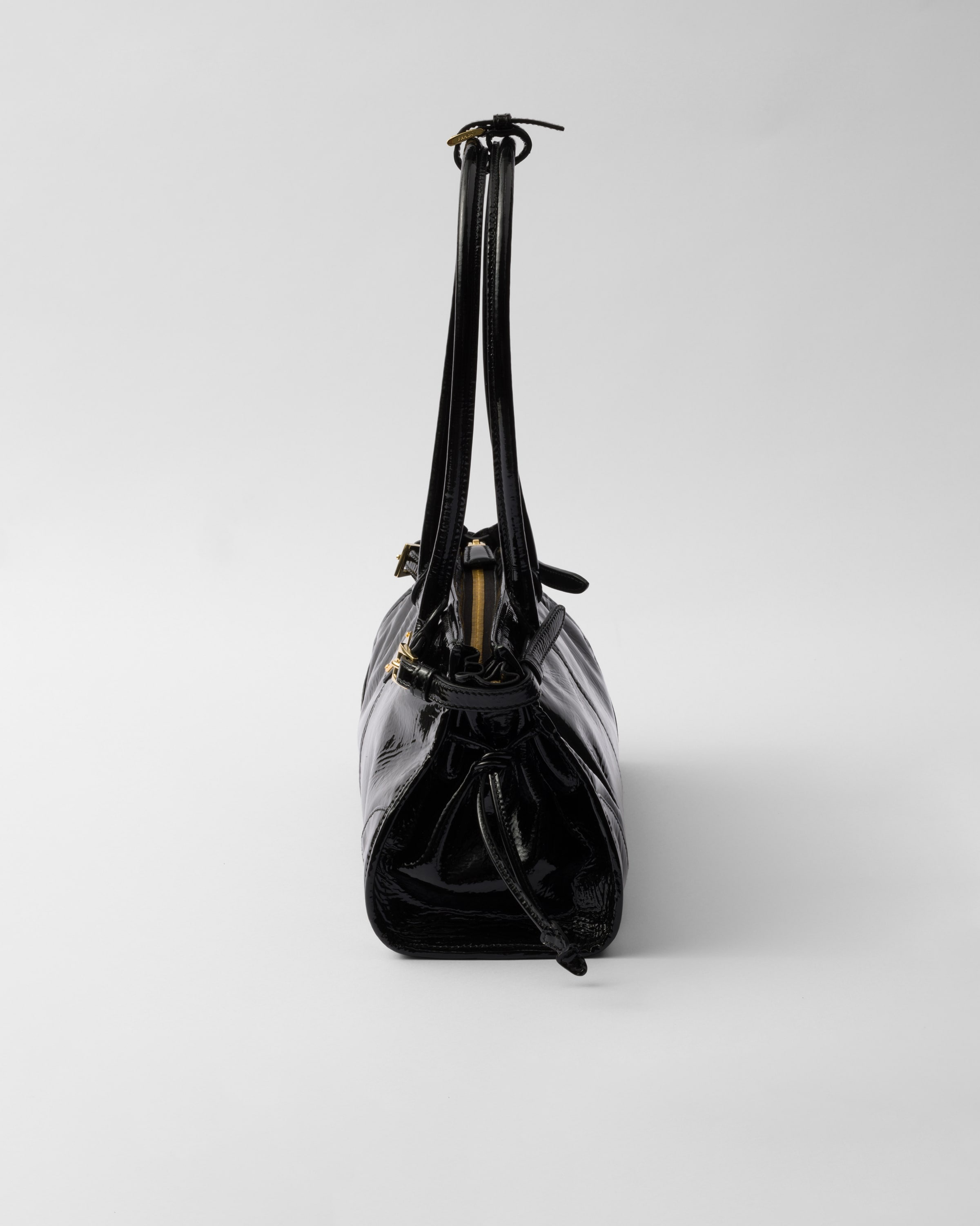 Prada Medium naplak patent leather handbag | REVERSIBLE