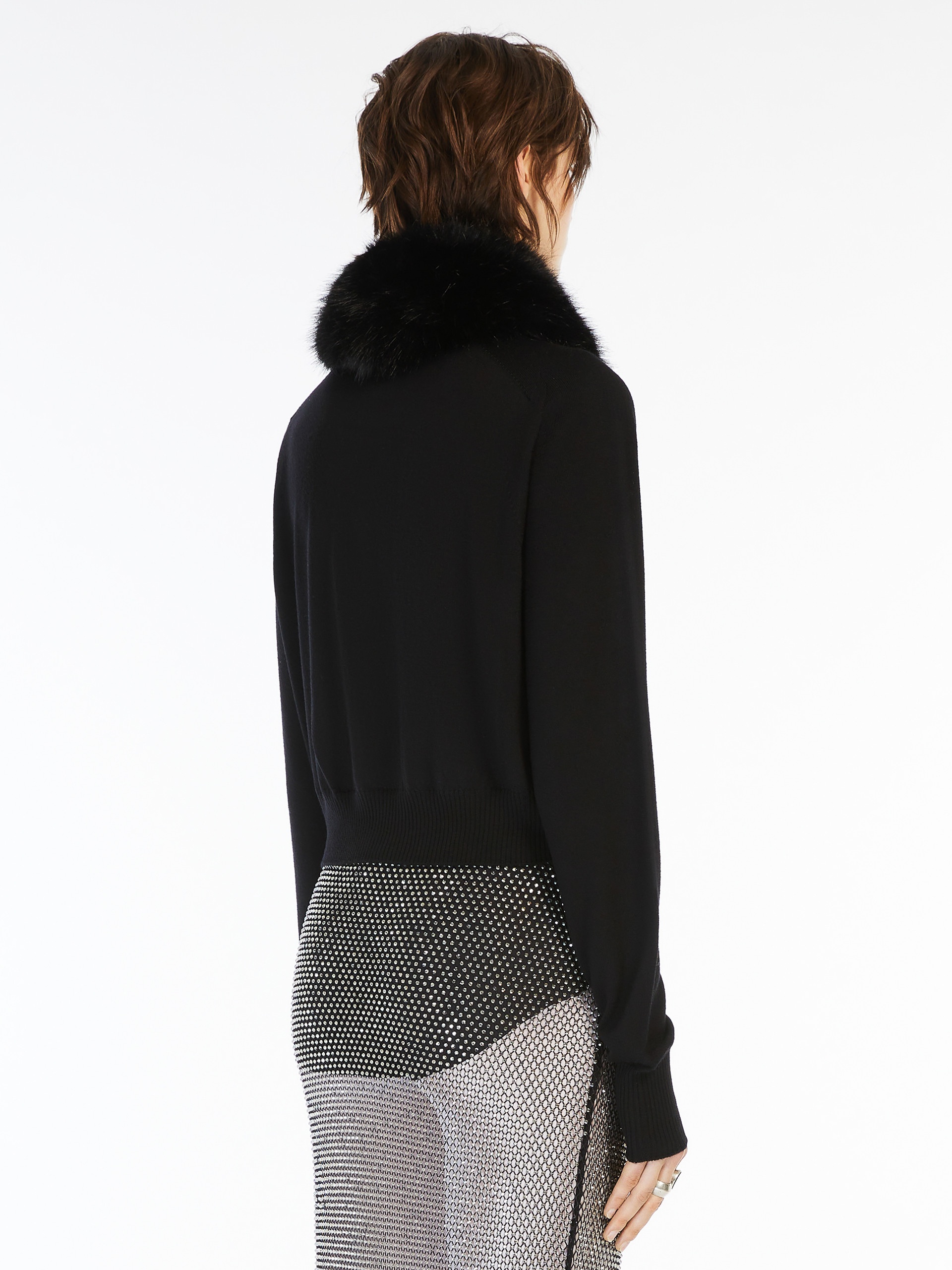 SPORT Detachable-collar cardigan - 4