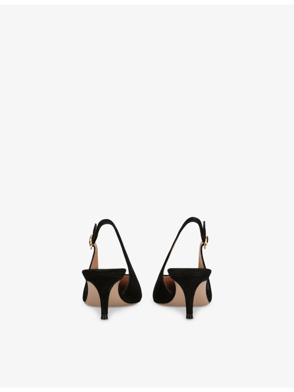 Robbie suede slingback courts - 4